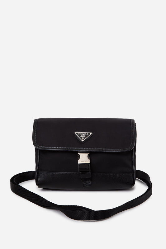Prada Re-Nylon and Saffiano Leather Smartphone Holder