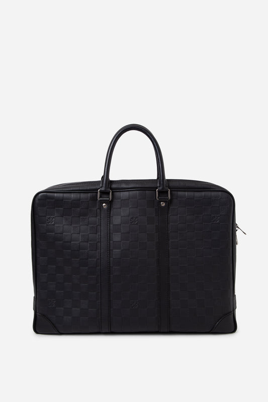 Louis Vuitton Black Damier Infini Briefcase
