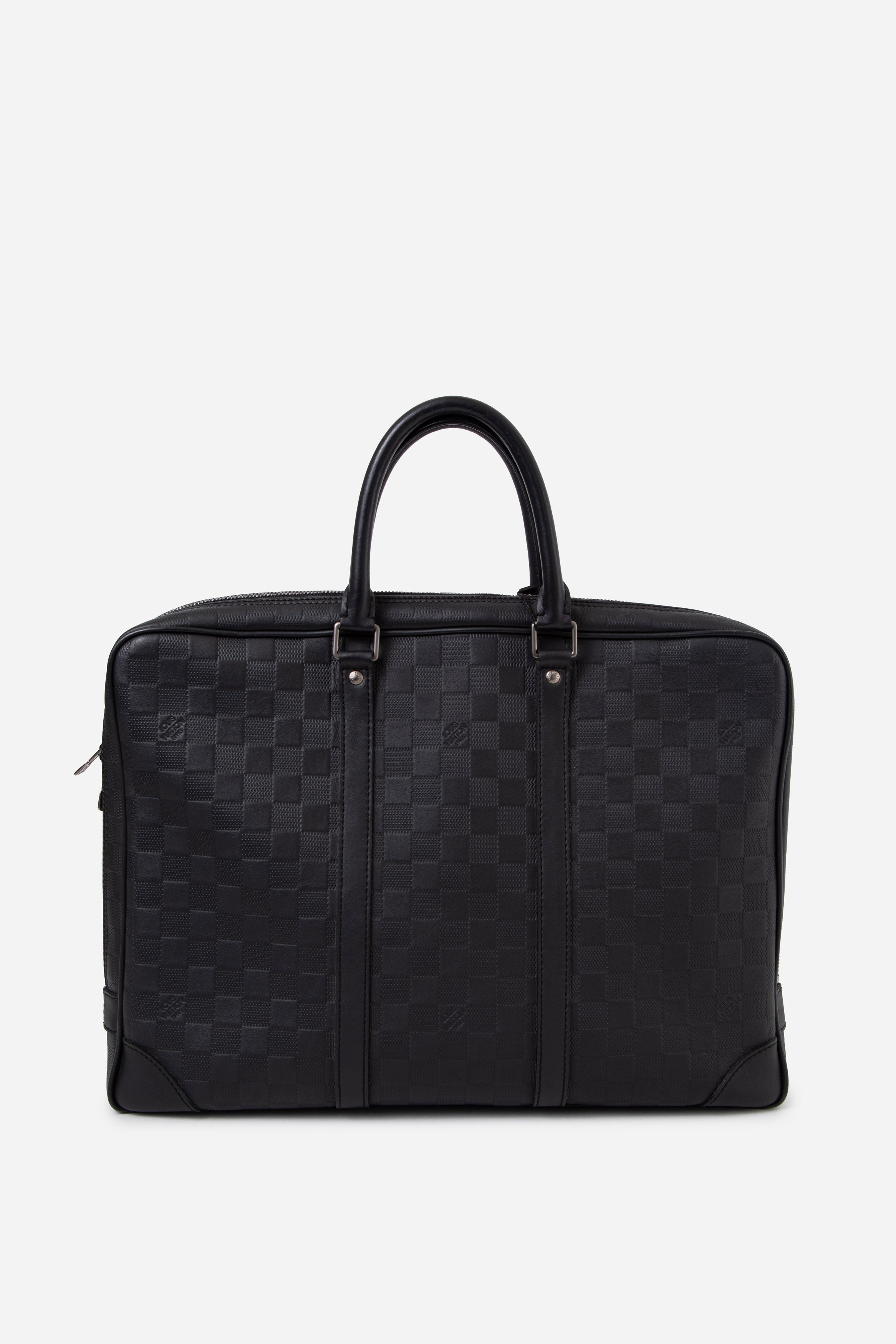 Louis Vuitton Black Damier Infini Briefcase