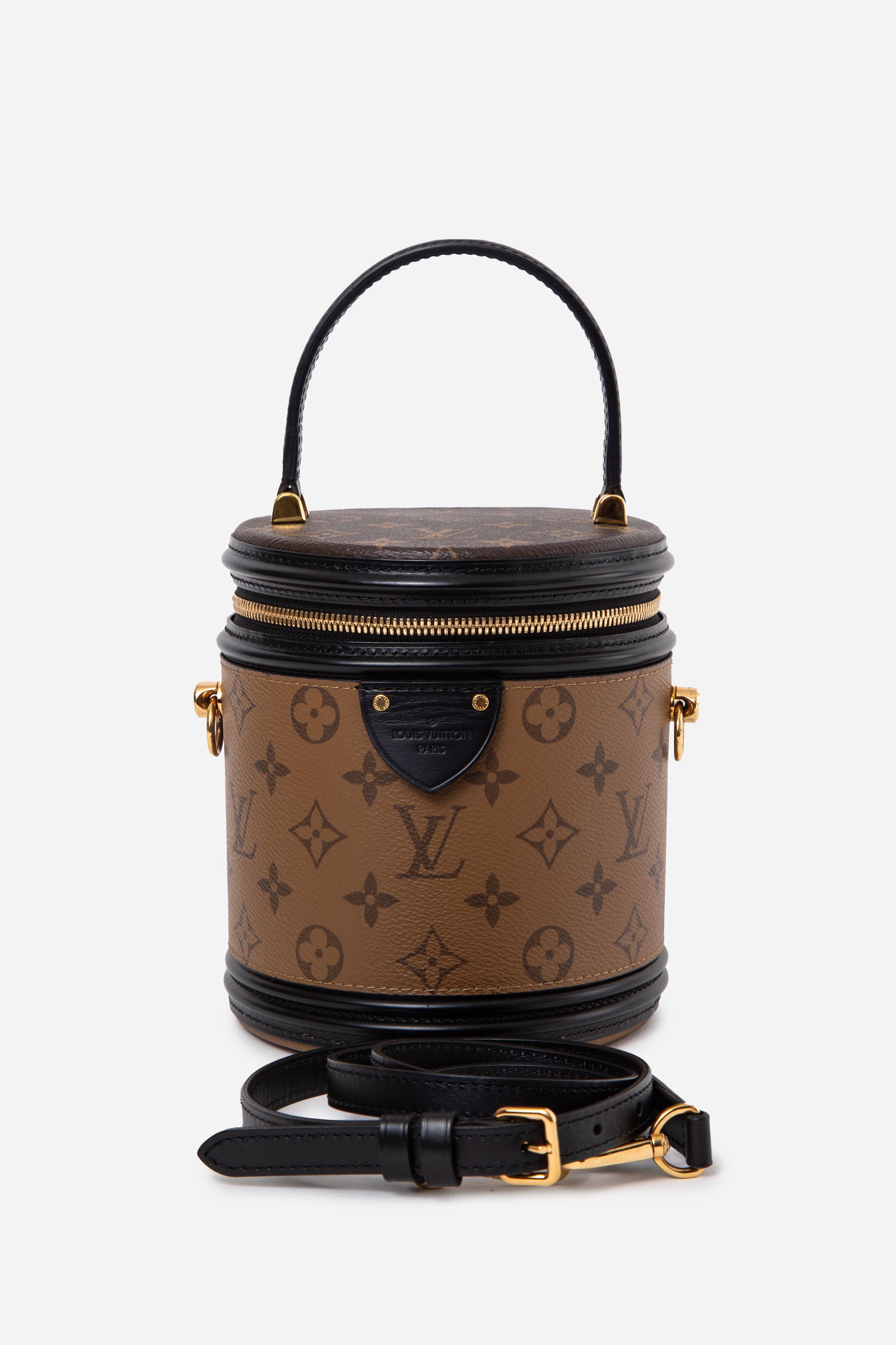 LOUIS VUITTON 2019 MONOGRAM REVERSE CANNES Top Handle Bag