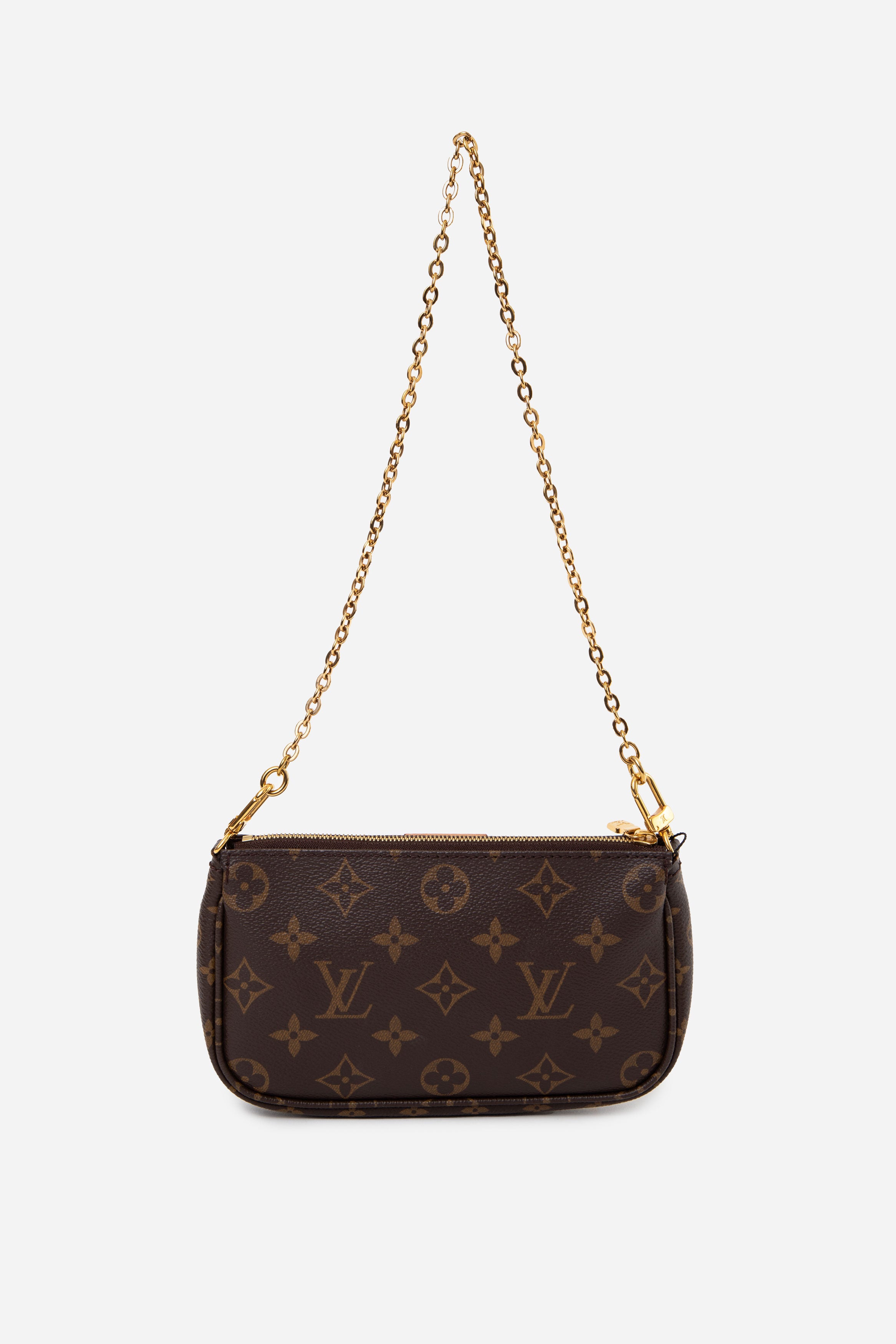 Louis Vuitton 2020 Brown Monogram Canvas Multi Pochette Accessories Removable Mini Pochette