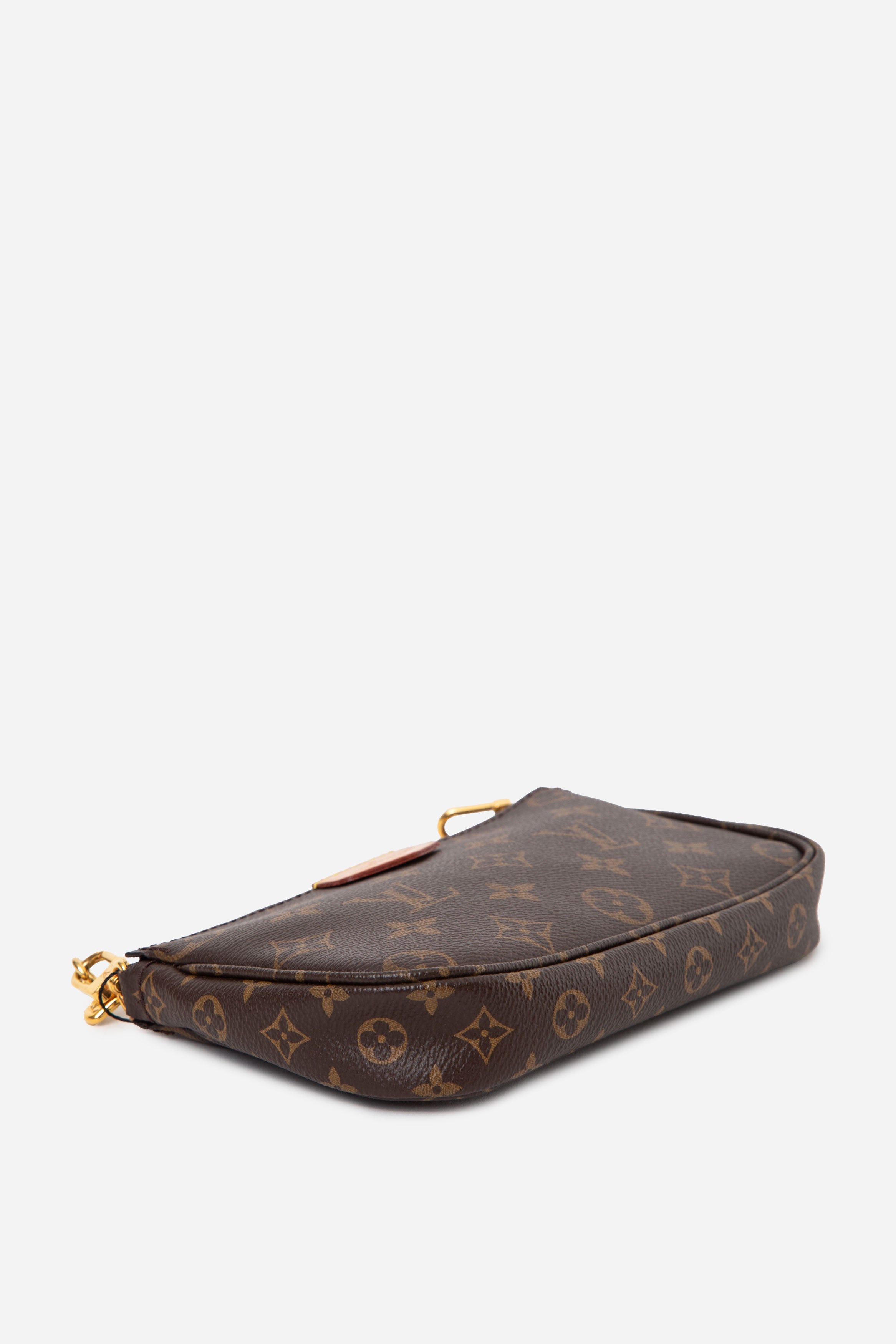 Louis Vuitton 2020 Brown Monogram Canvas Multi Pochette Accessories Removable Mini Pochette