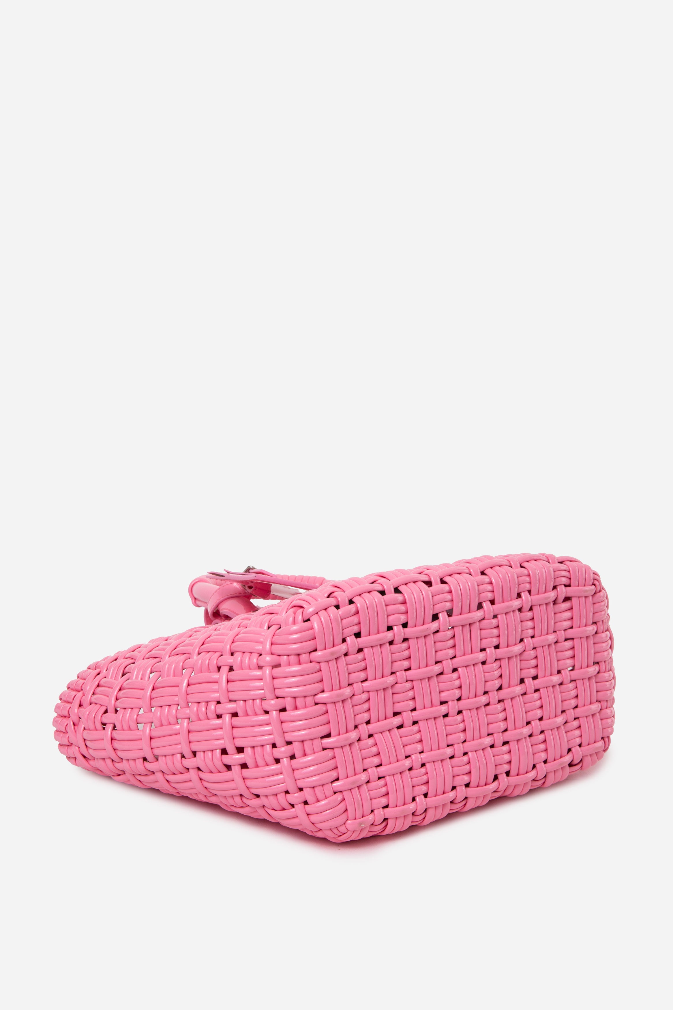 Balenciaga Pink Bistro Basket Handbag