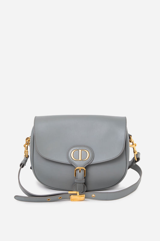Christian Dior 2020 Grey Box Calfskin Medium Bobby Bag