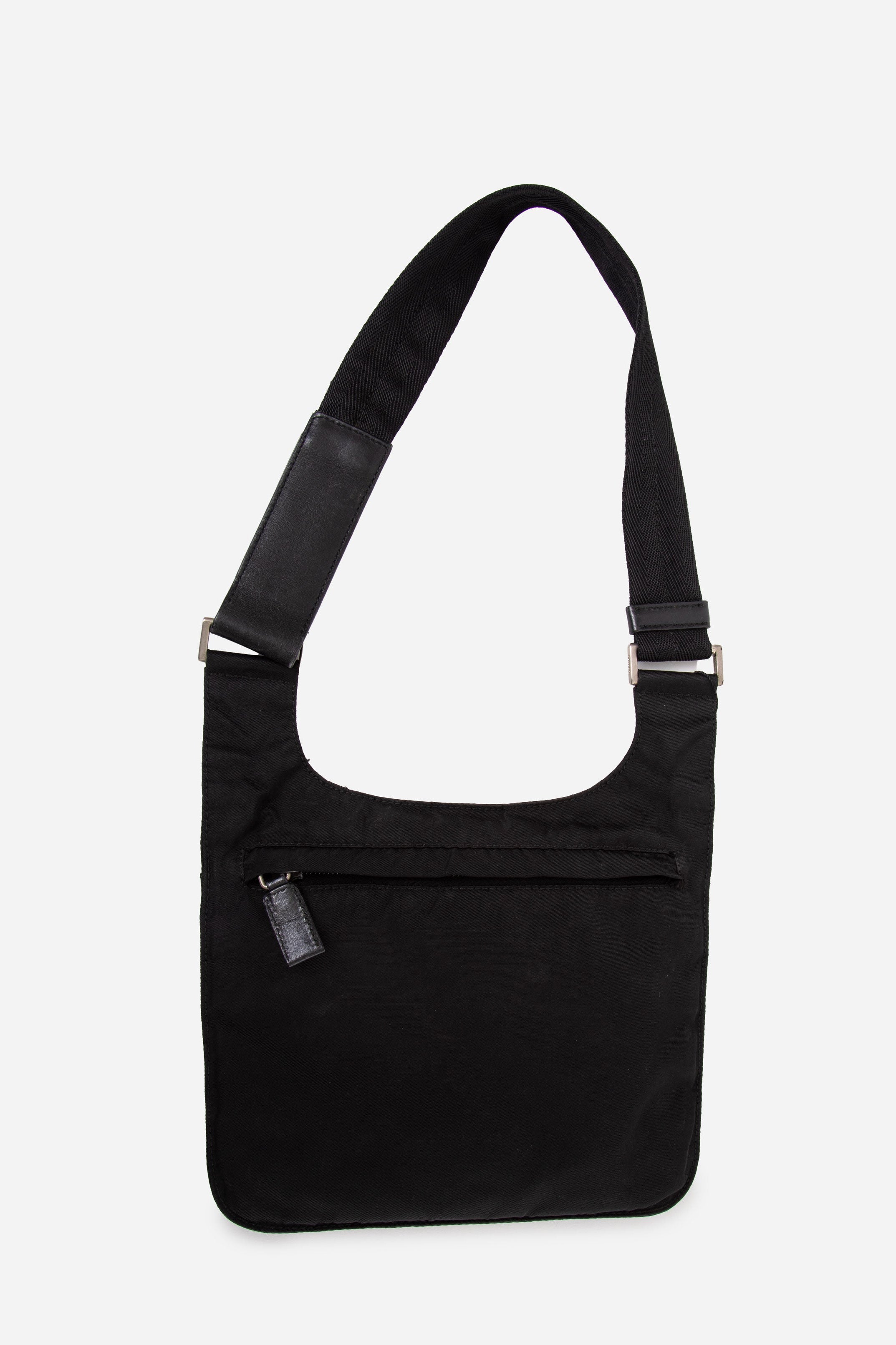 Prada Black Tessuto Nylon Shoulder Bag