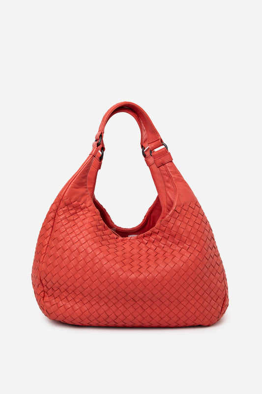 Bottega Veneta Nappa Intrecciato Campana PM Hobo Bag