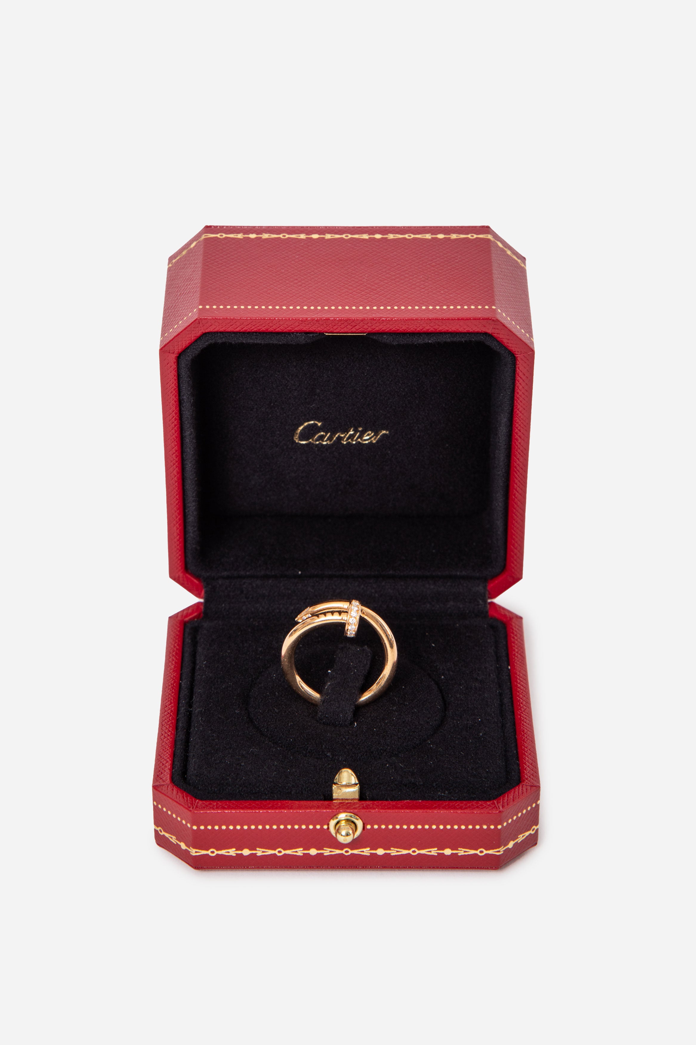 Cartier Classic Model Diamonds/18k yellow gold Juste un Clou Ring