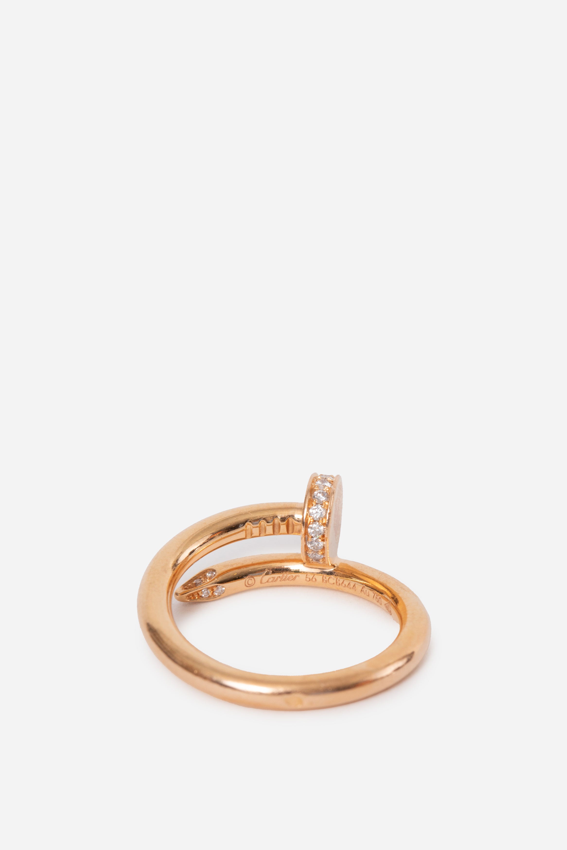 Cartier Classic Model Diamonds/18k yellow gold Juste un Clou Ring