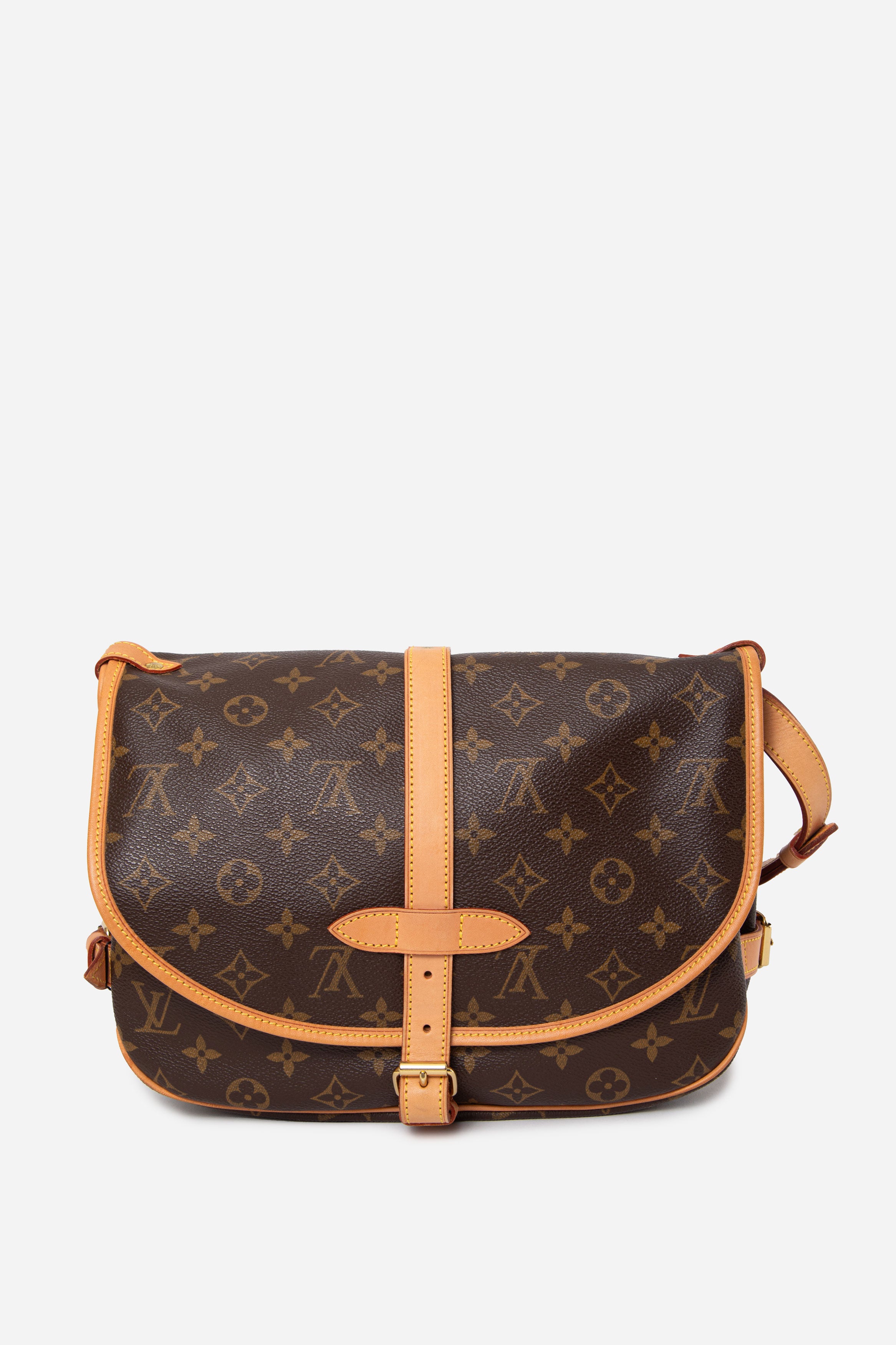Louis Vuitton 2002 Monogram Saumur 30 Crossbody Bag