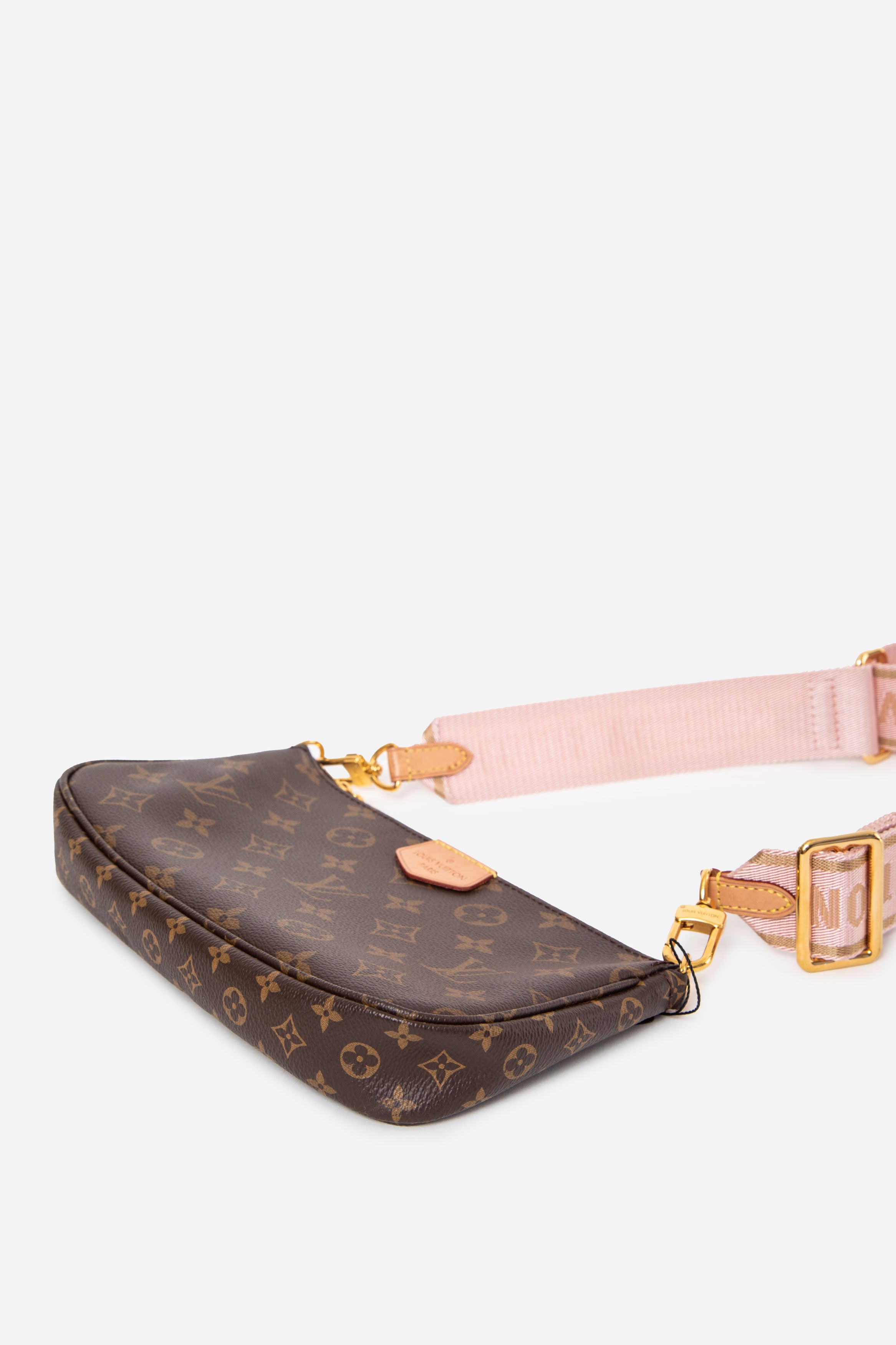 Louis Vuitton 2020 Light Pink/Monogram Pochette Accessoires Main Pouch Crossbody Only