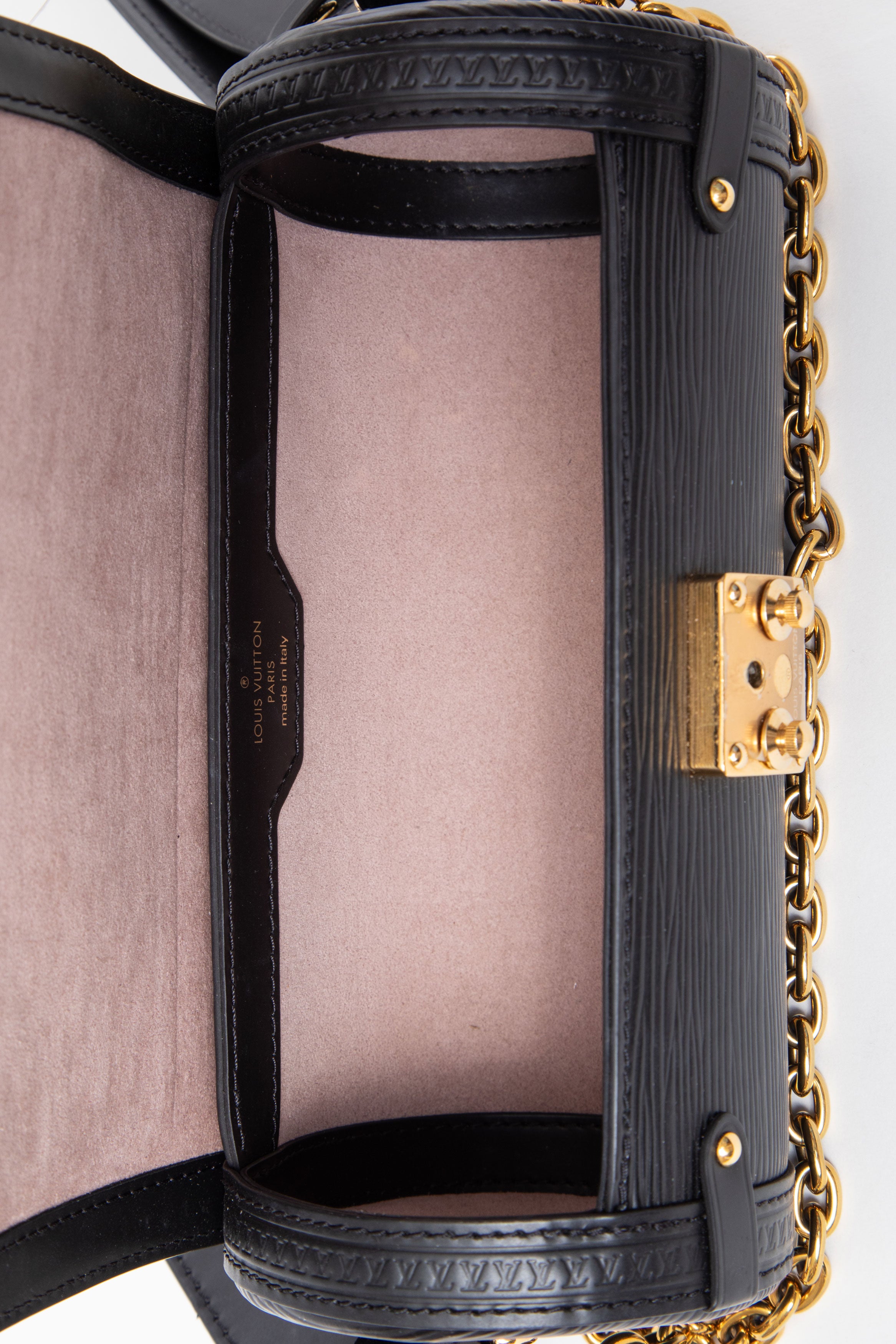Louis Vuitton Black Epi Papillon Trunk Crossbody Bag