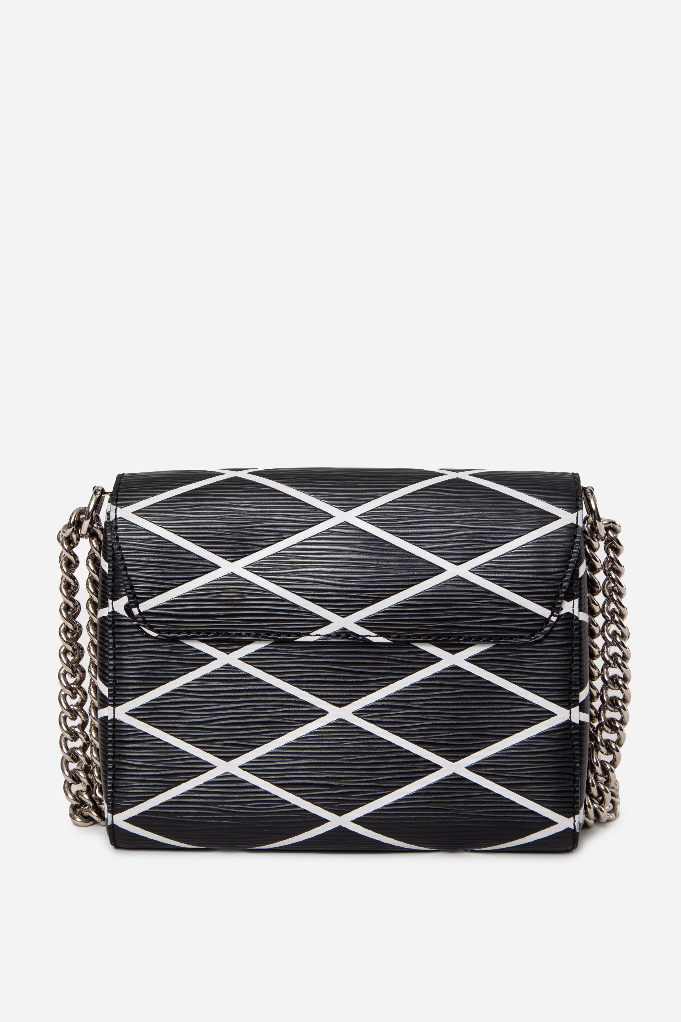 Louis Vuitton Black/White Epi Twist PM Chain Shoulder Bag