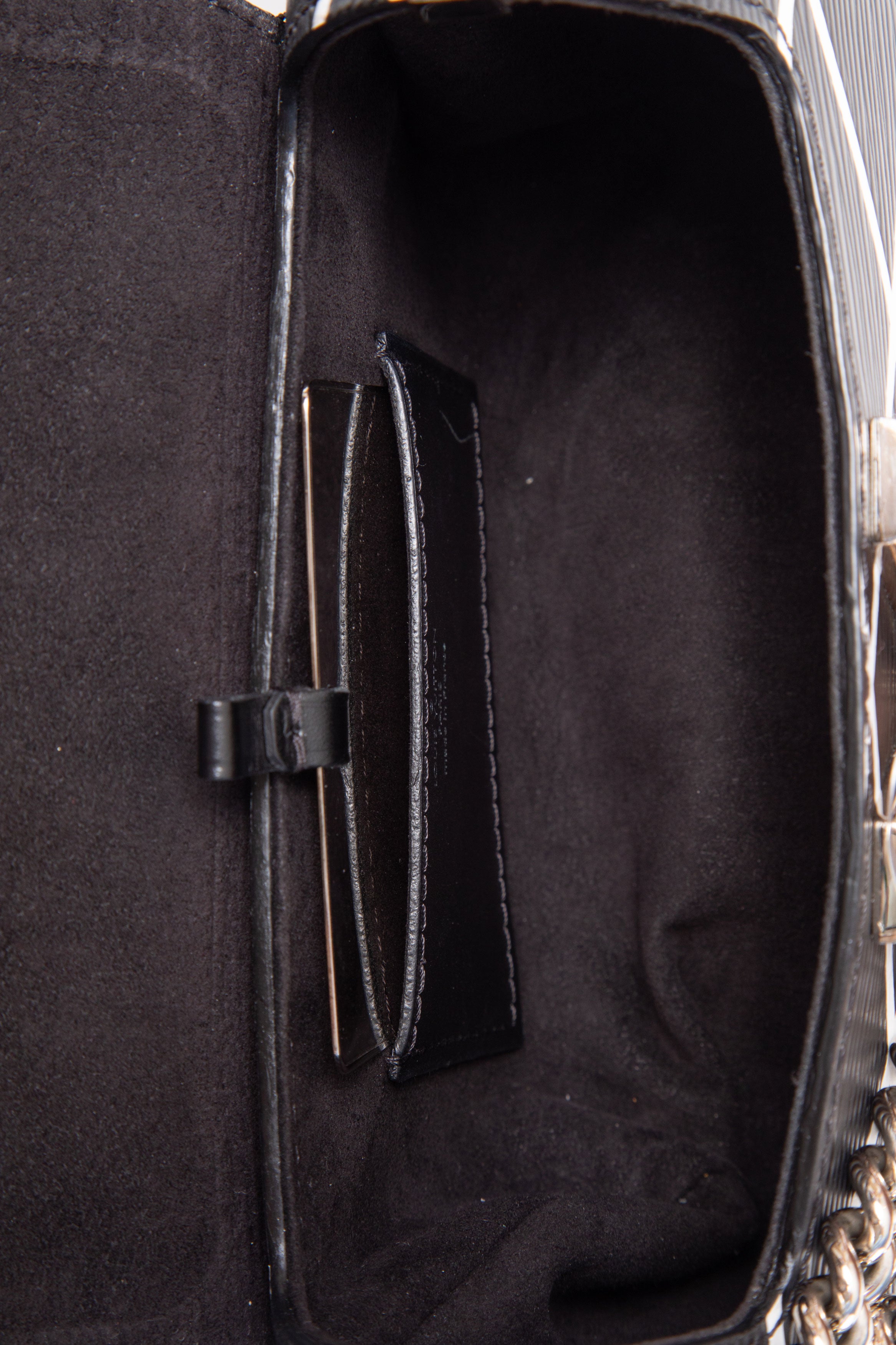 Louis Vuitton Black/White Epi Twist PM Chain Shoulder Bag