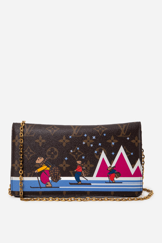 Louis Vuitton 2018 Christmas Animation Pochette Crossbody Bag