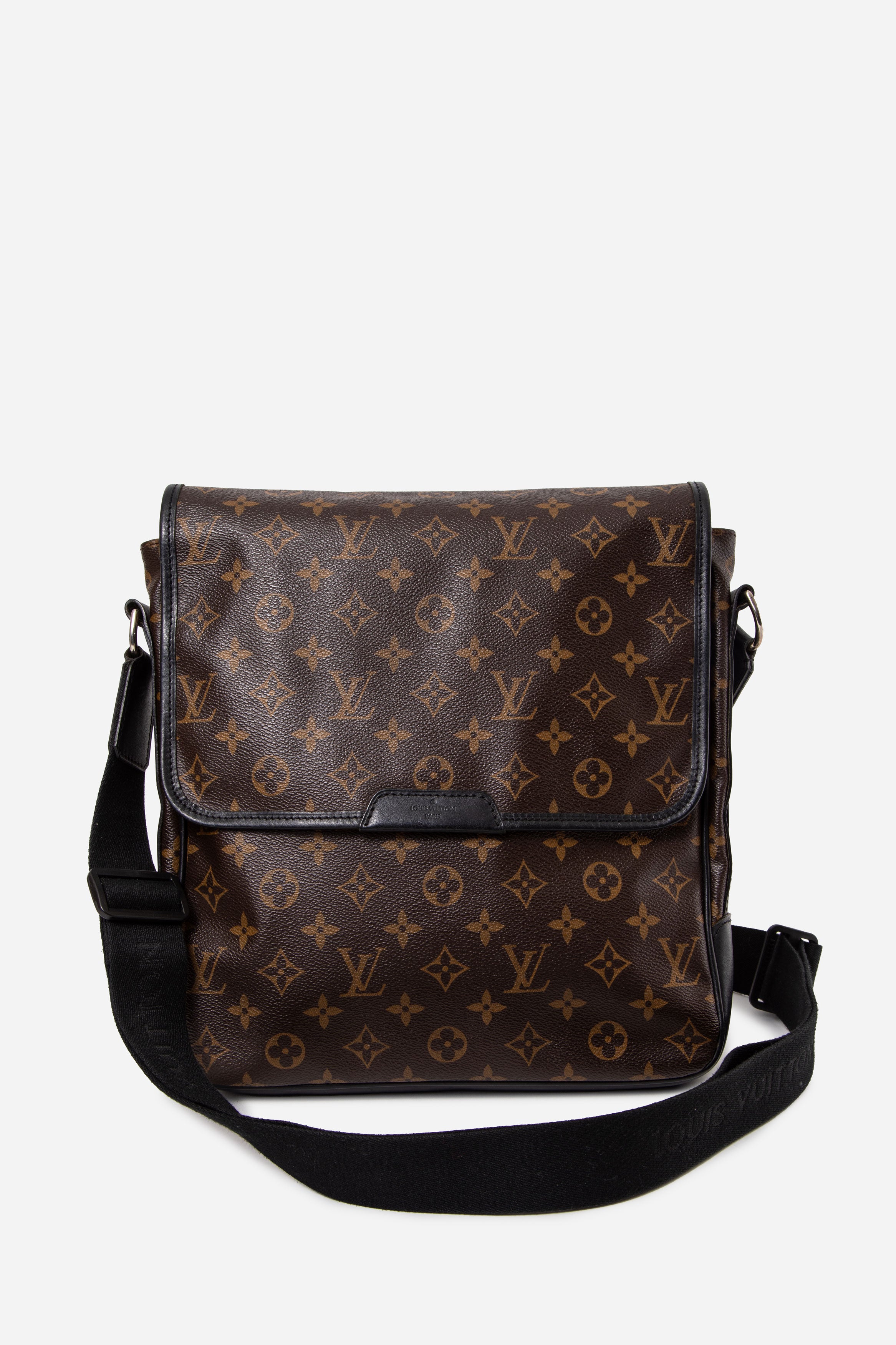 Louis Vuitton 2009 Monogram Macassar Bus MM Crossbody Bag