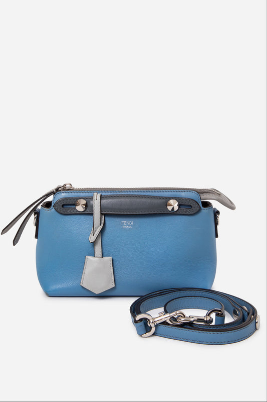 Fendi Blue Leather By The Way Small Bag