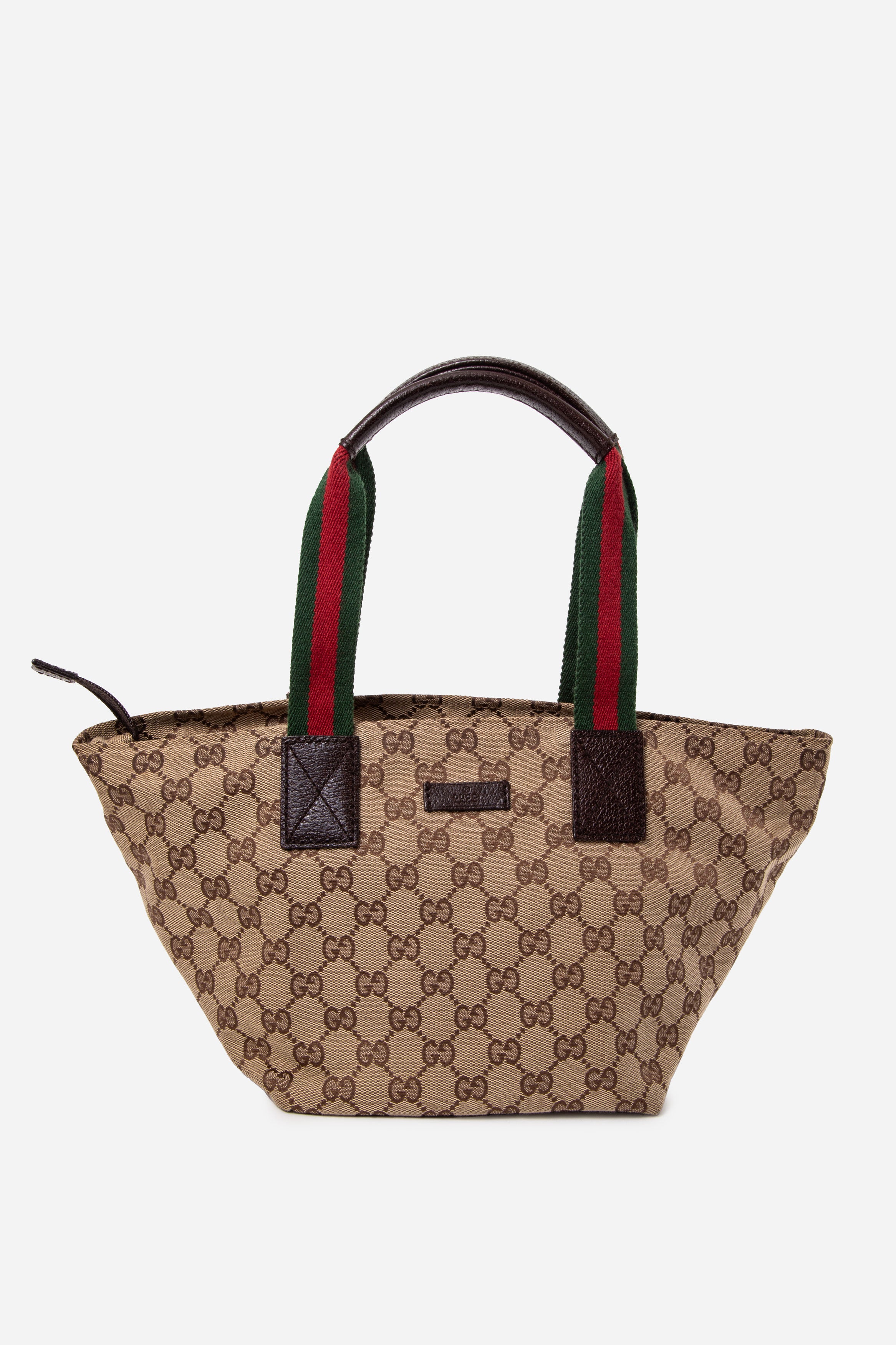 Gucci GG Canvas Zipper Mini Tote Bag