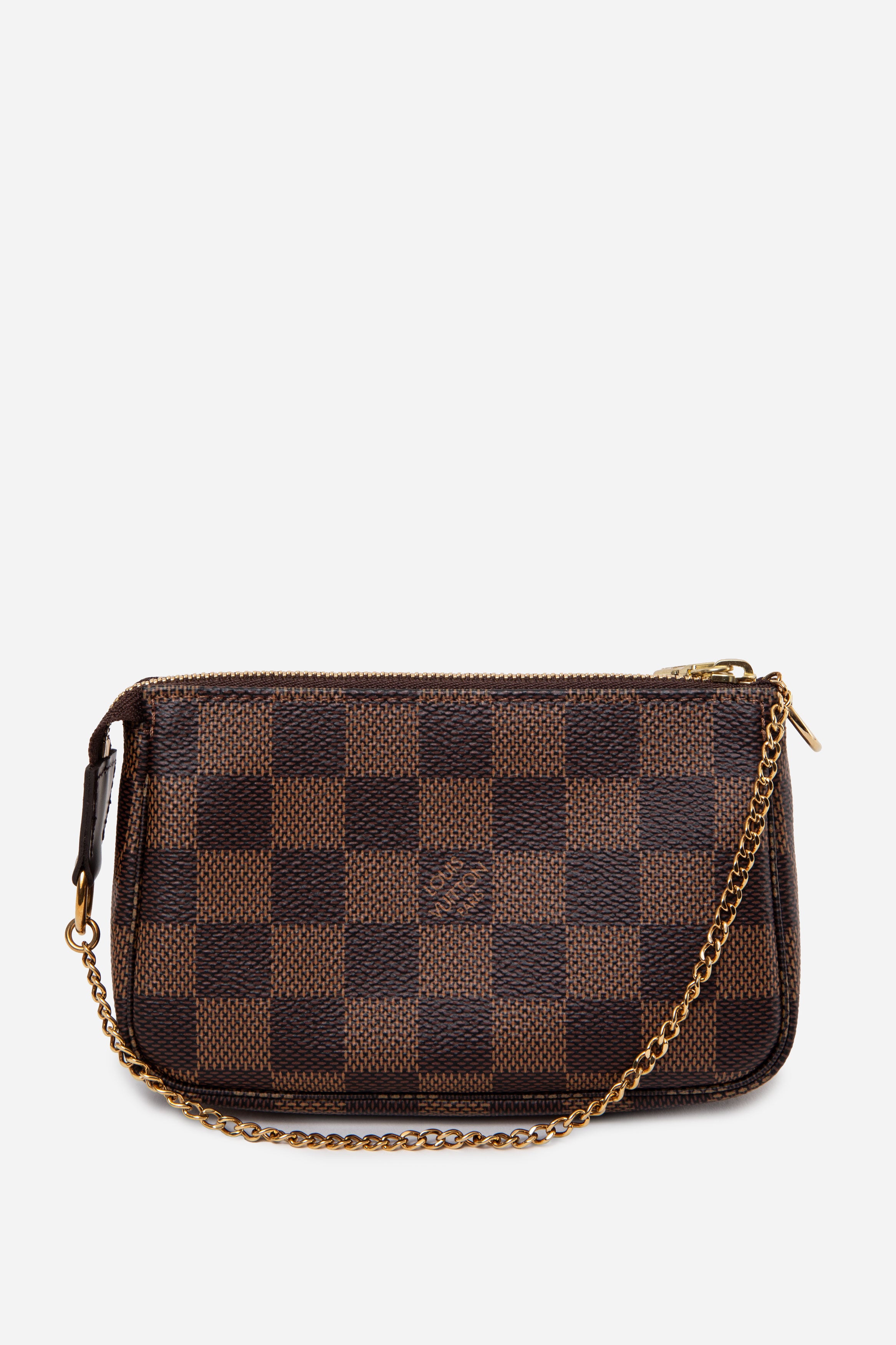 Louis Vuitton 2020 Damier Ebene Mini Pochette Accessoires