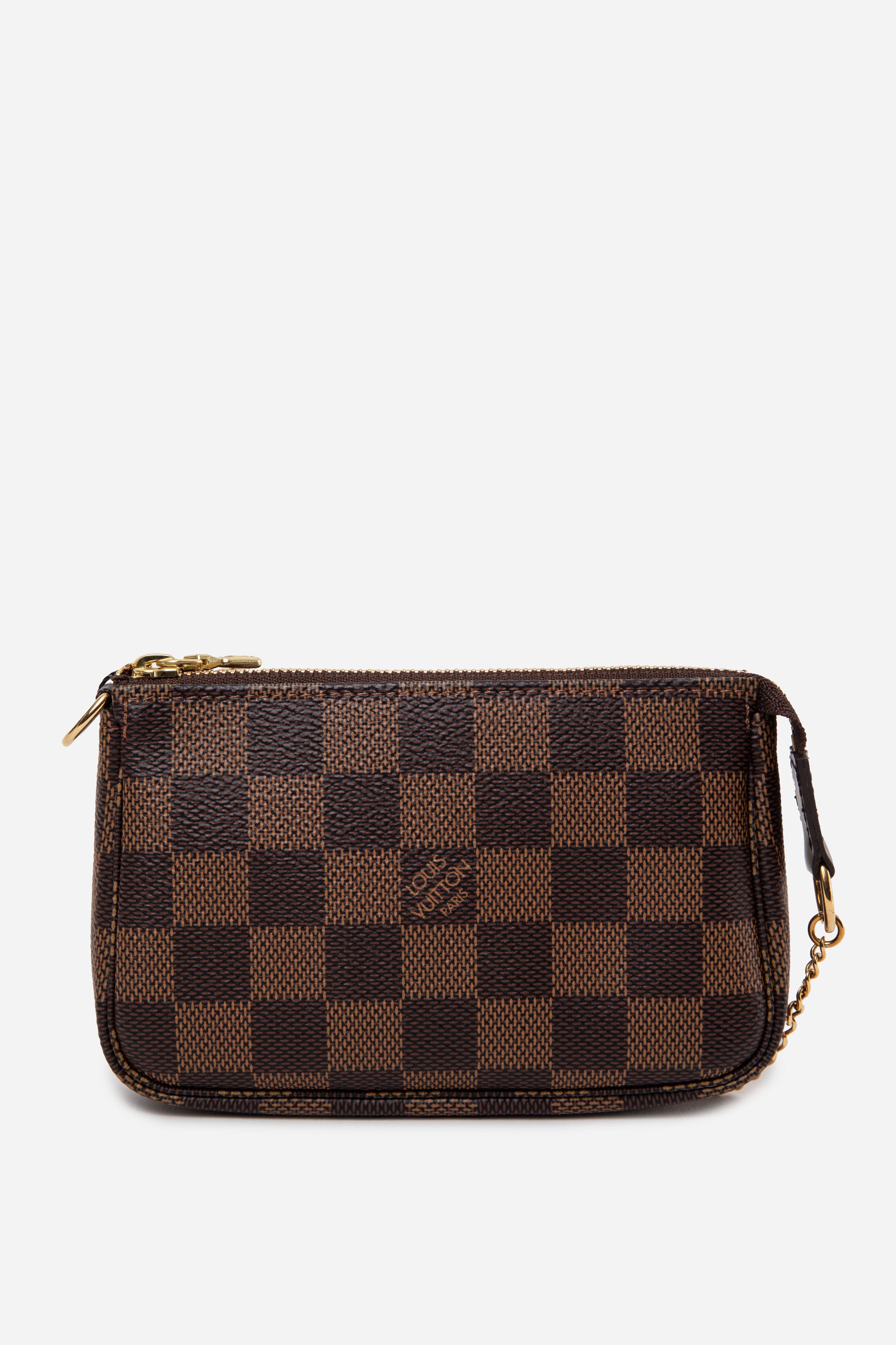 Louis Vuitton 2020 Damier Ebene Mini Pochette Accessoires