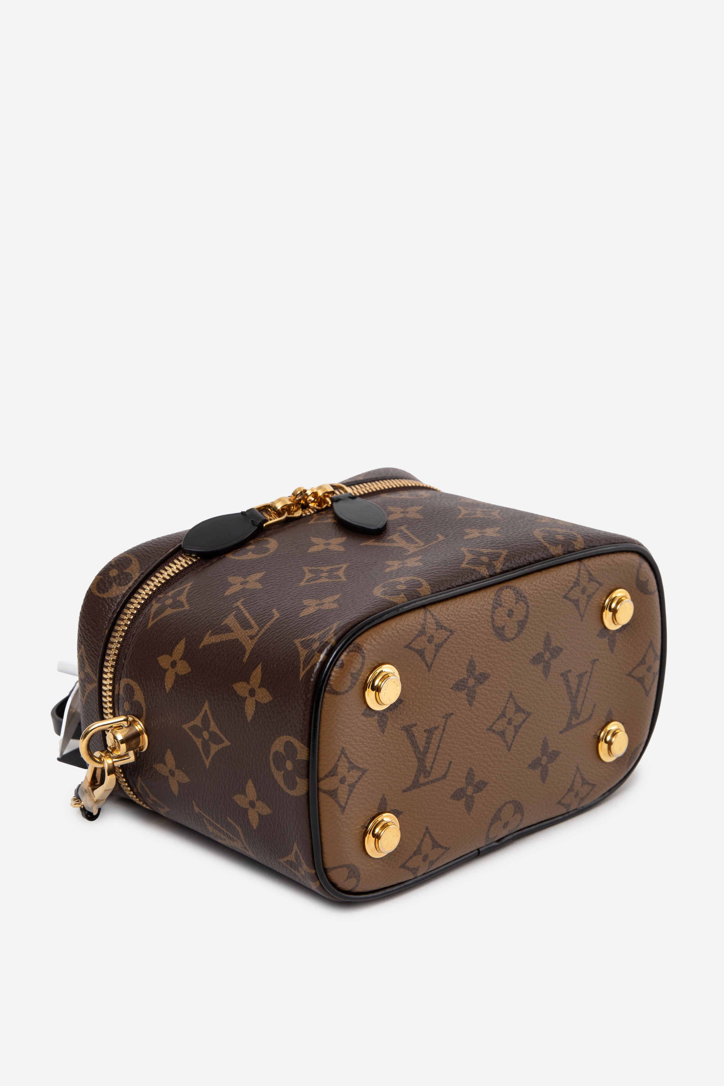 Louis Vuitton Reverse Monogram Vanity PM Top Handle With Strap