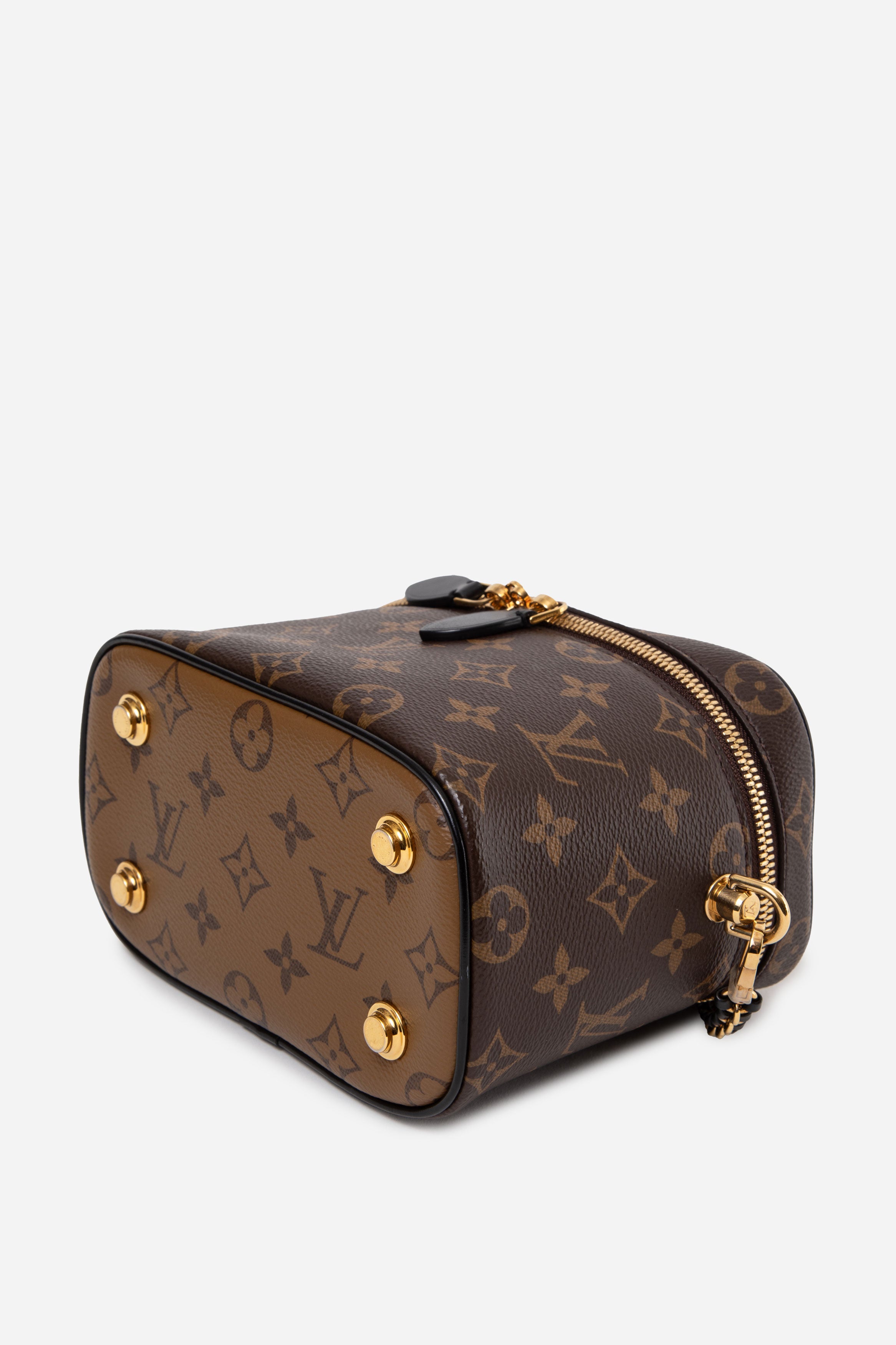Louis Vuitton Reverse Monogram Vanity PM Top Handle With Strap