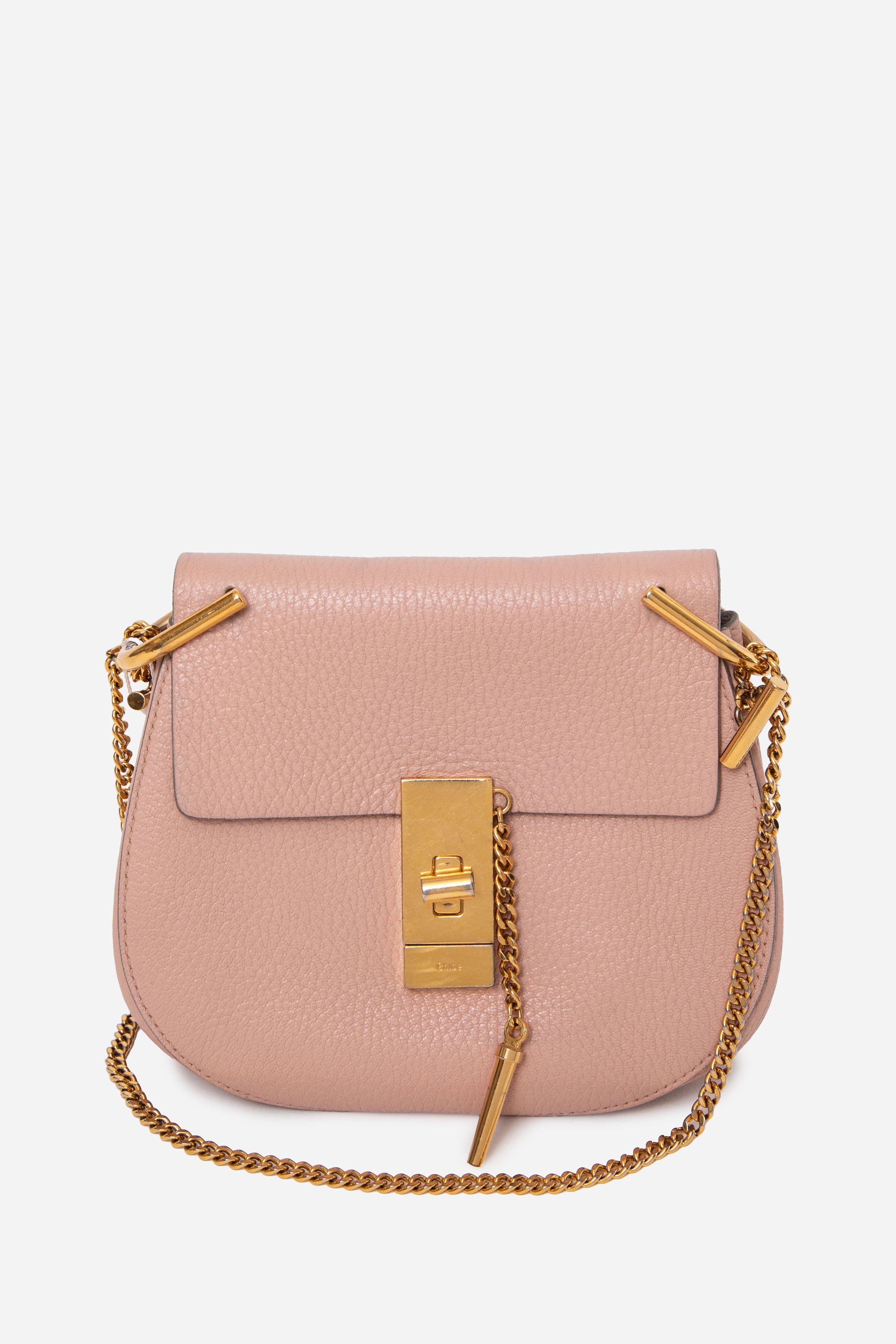 Chloe Leather Drew Crossbody Bag
