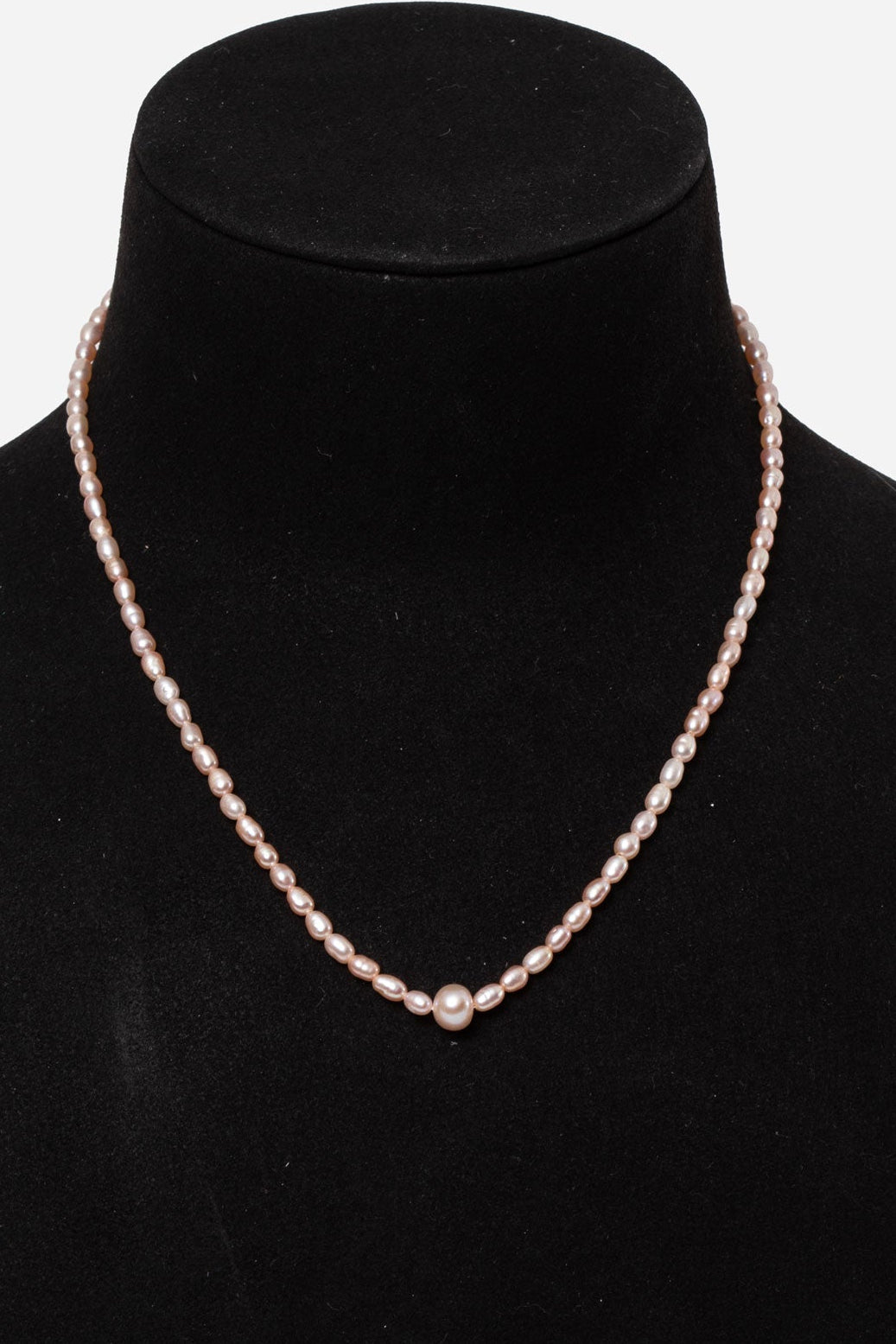 TASAKI Vintage Baby Pearl Necklace With Silver Clasp