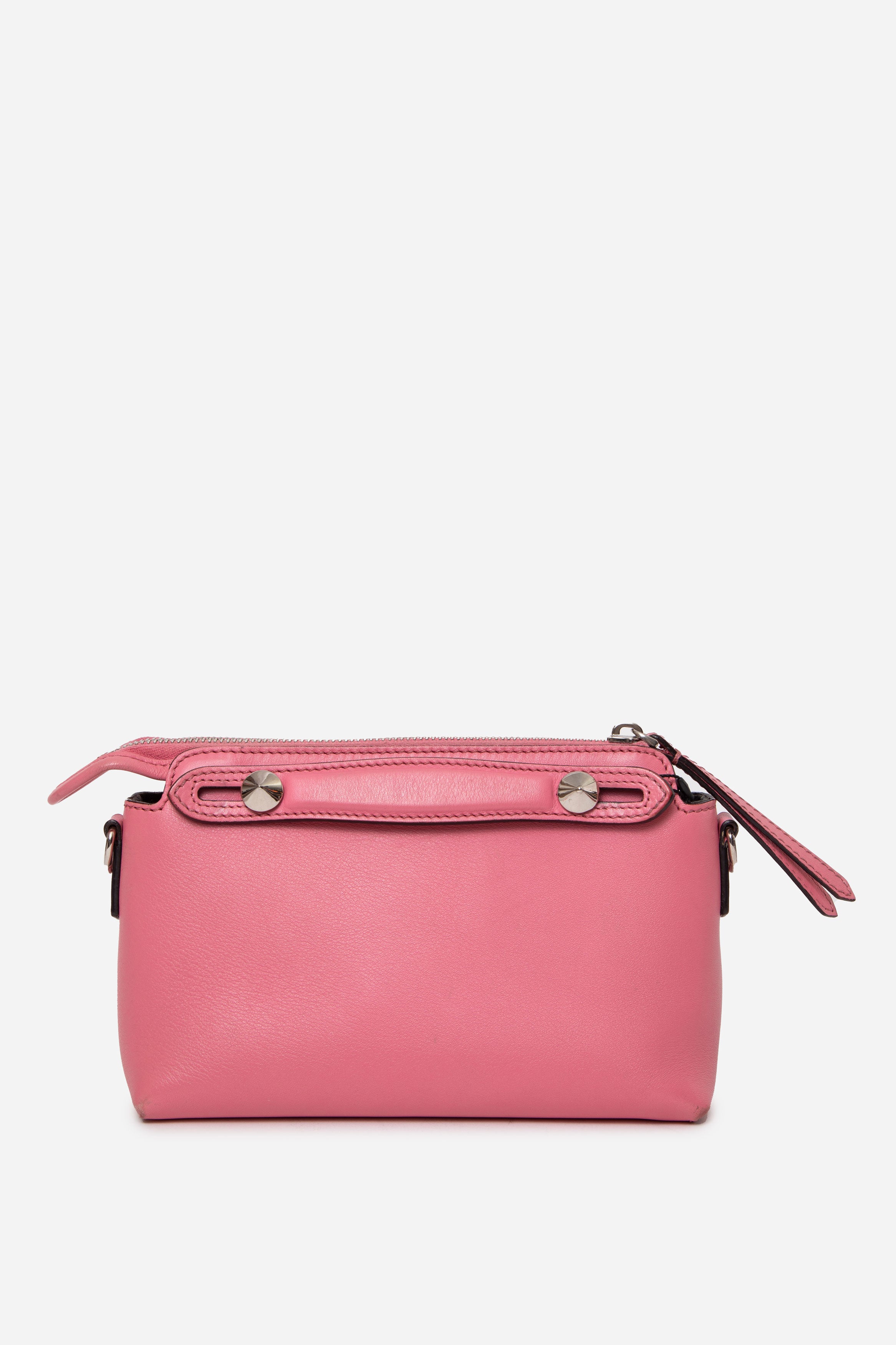 Fendi Light Pink Mini By The Way Top Handle With Strap