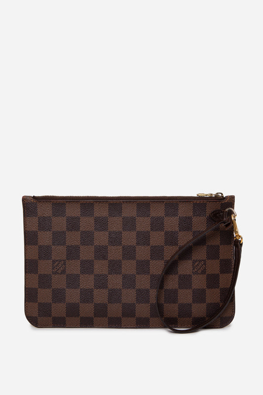 Louis Vuitton 2014 Damier Ebene Neverfull Pouch