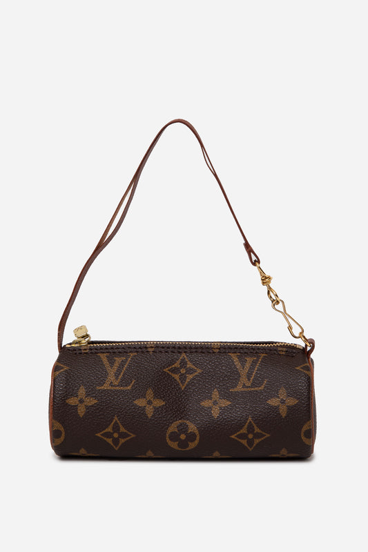 LOUIS VUITTON 90's PAPILLON ATTACHED POUCH Monogram