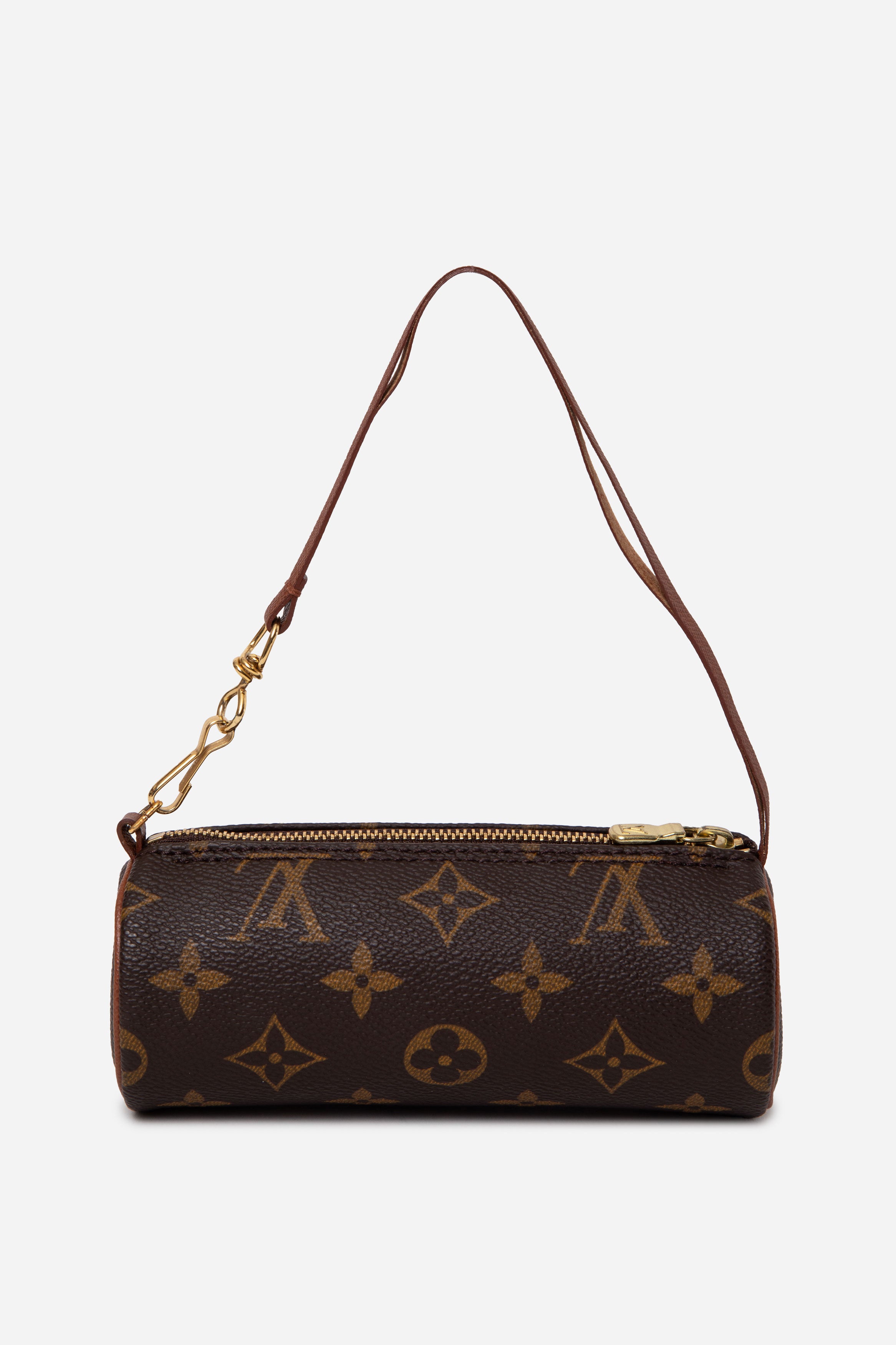 LOUIS VUITTON 90's PAPILLON ATTACHED POUCH Monogram