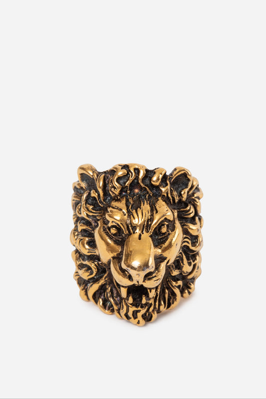 Gucci Lion Head Ring Size 19
