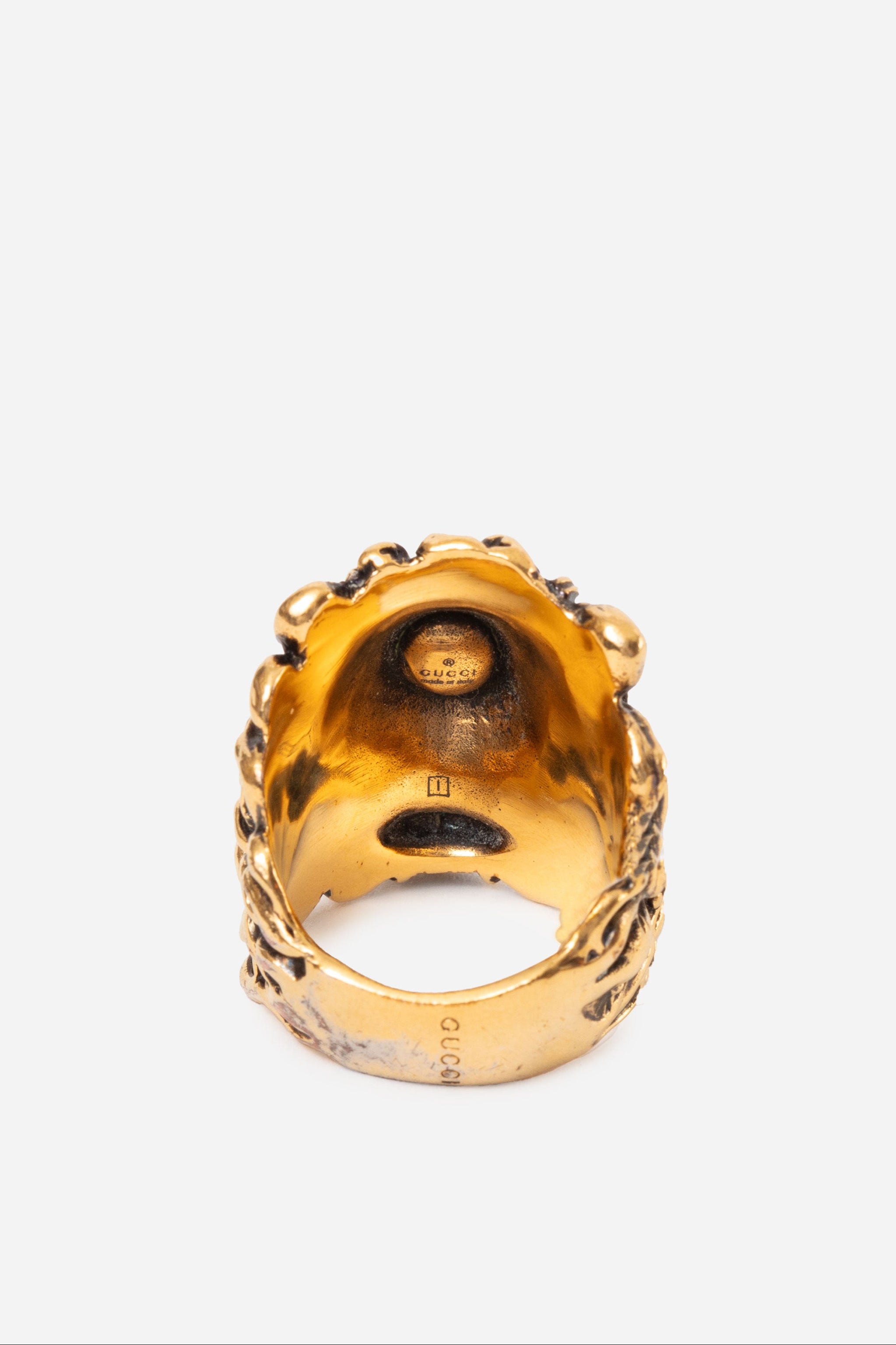 Gucci Lion Head Ring Size 19