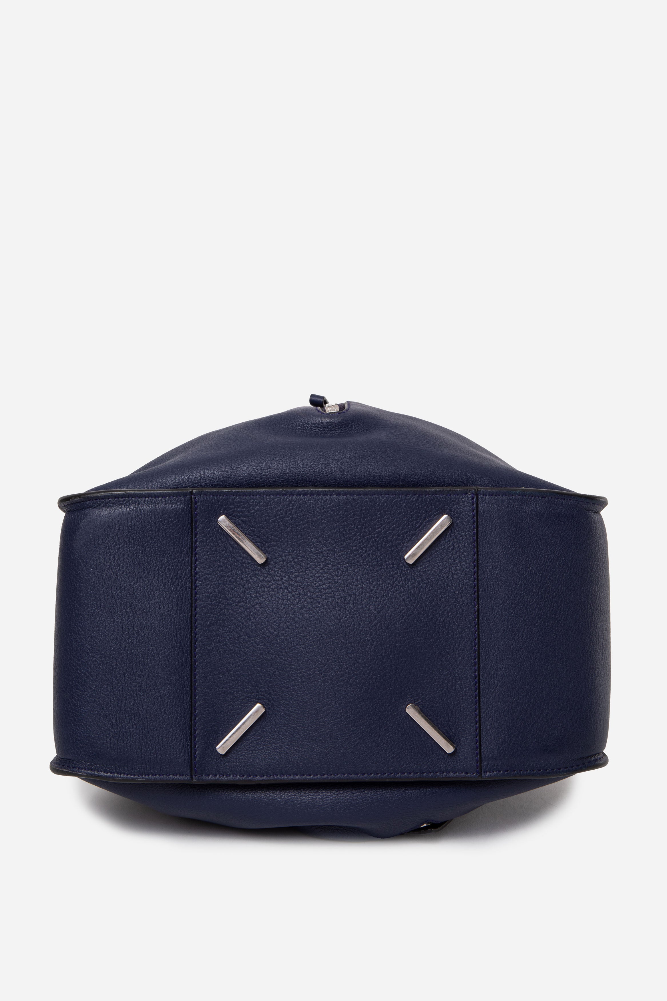 Loewe Navy Grained Calfskin Small Hammock Shoulder Bag