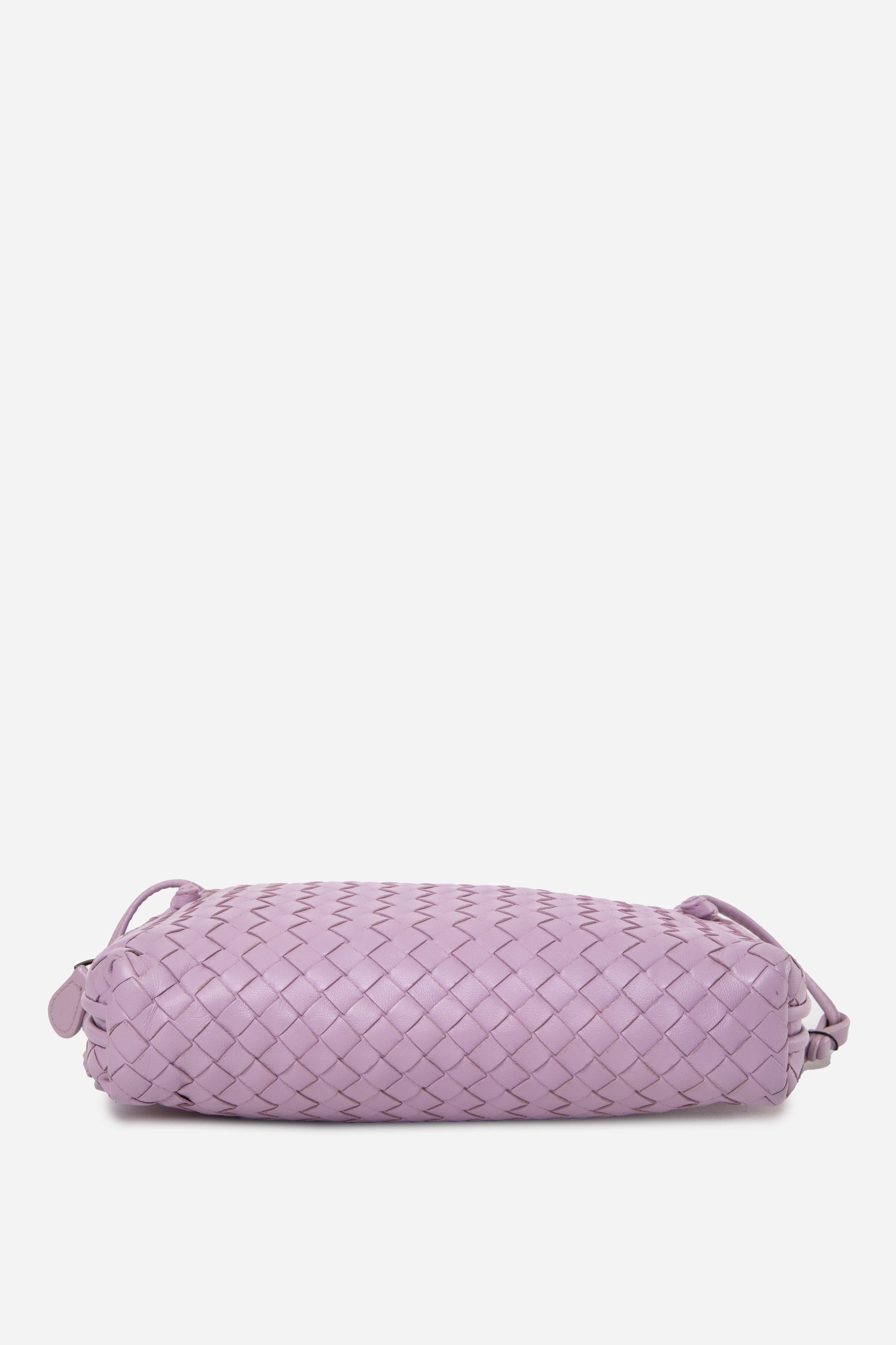 Bottega Veneta Purple Nappa Intrecciato Nodini Crossbody