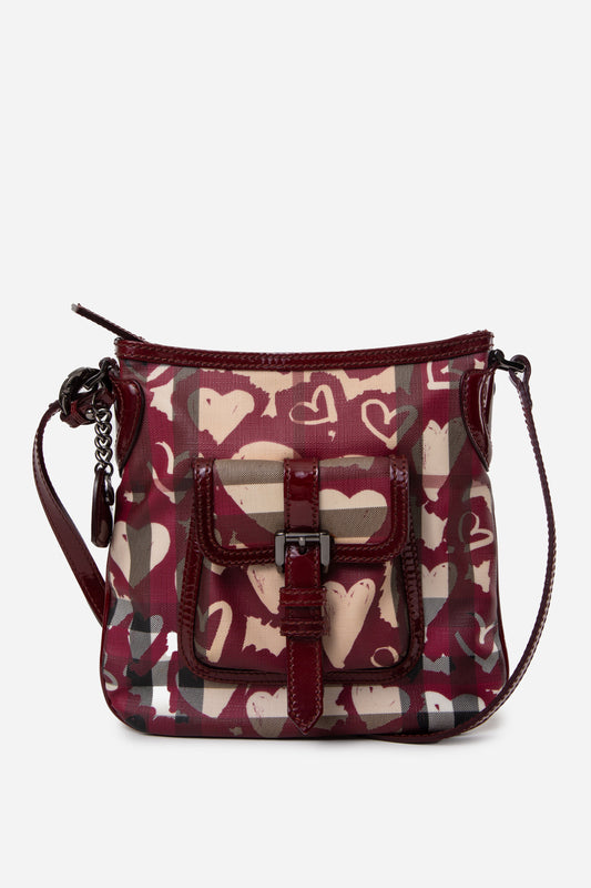 Burberry Hearts Nova Check Crossbody Bag