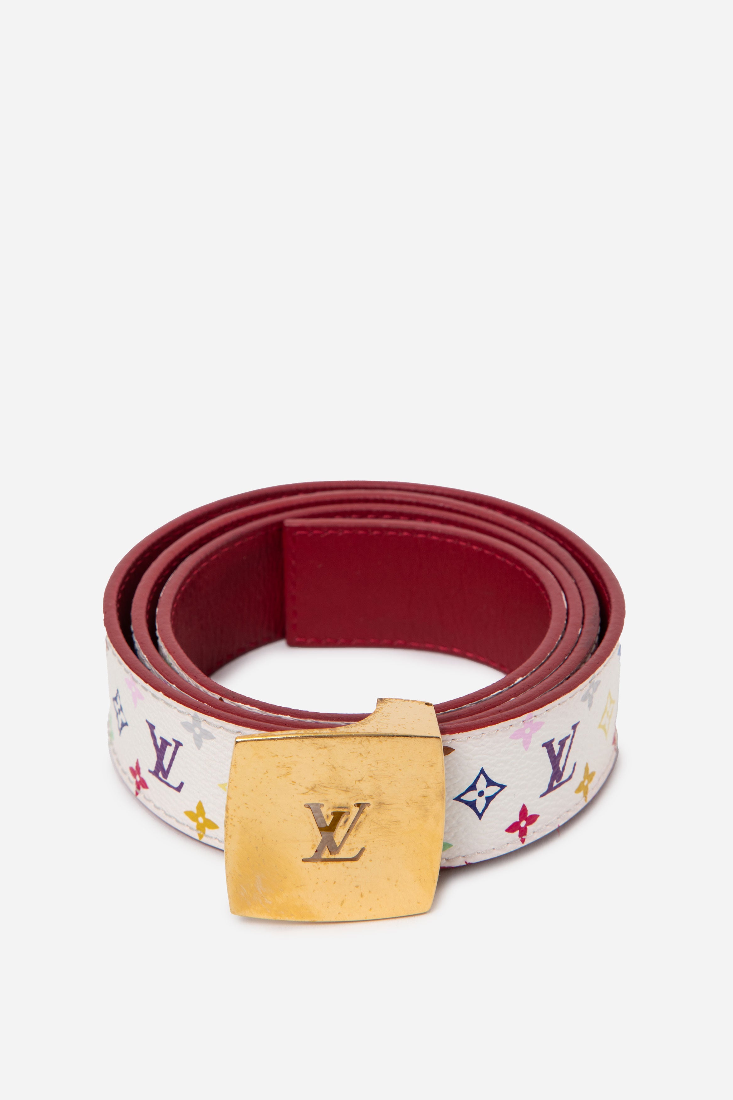 Louis Vuitton Monogram Multicolor 30mm Belt 90/36