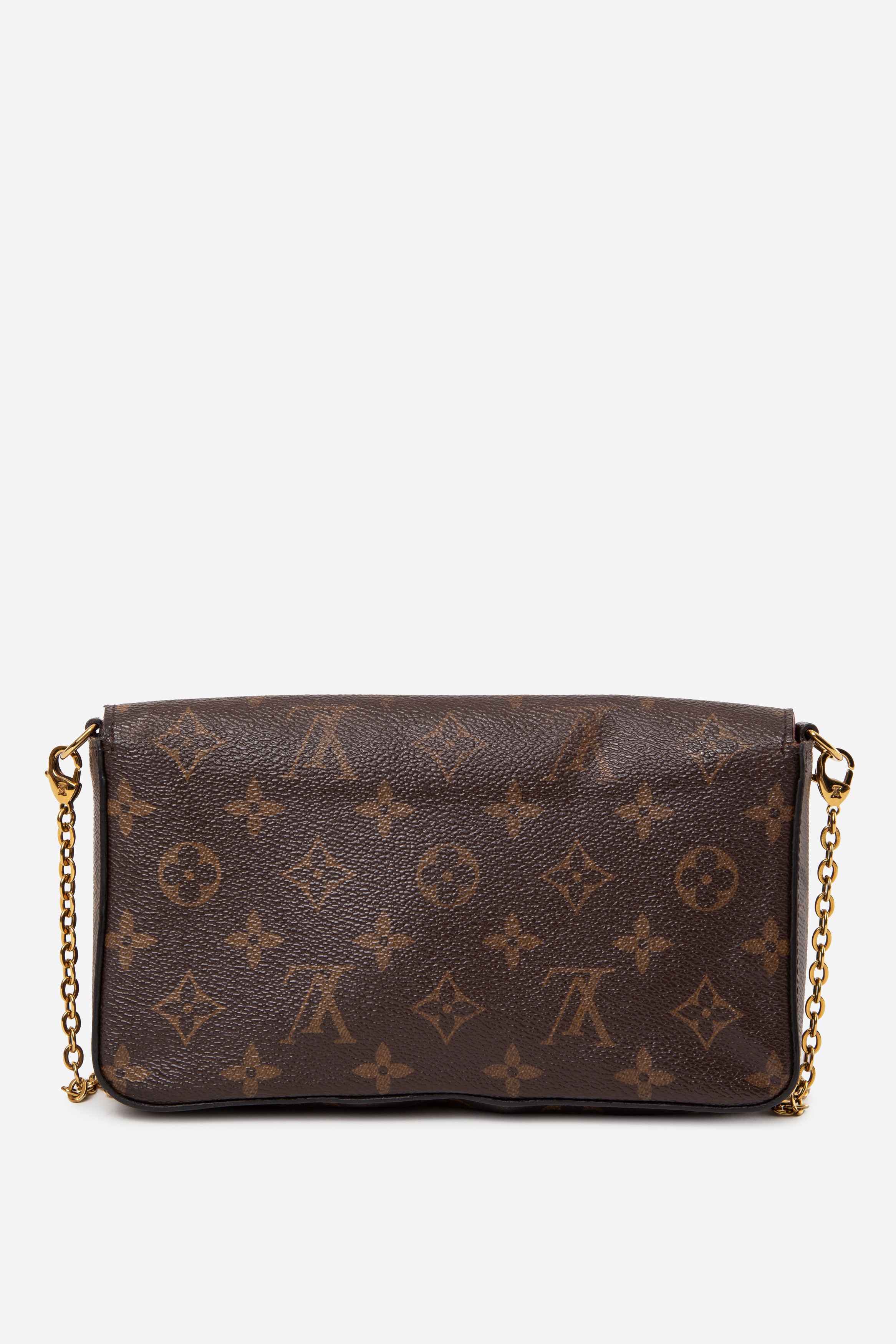 Louis Vuitton 2016 Monogram Félicie Pochette Chain Wallet -Missing two pouches
