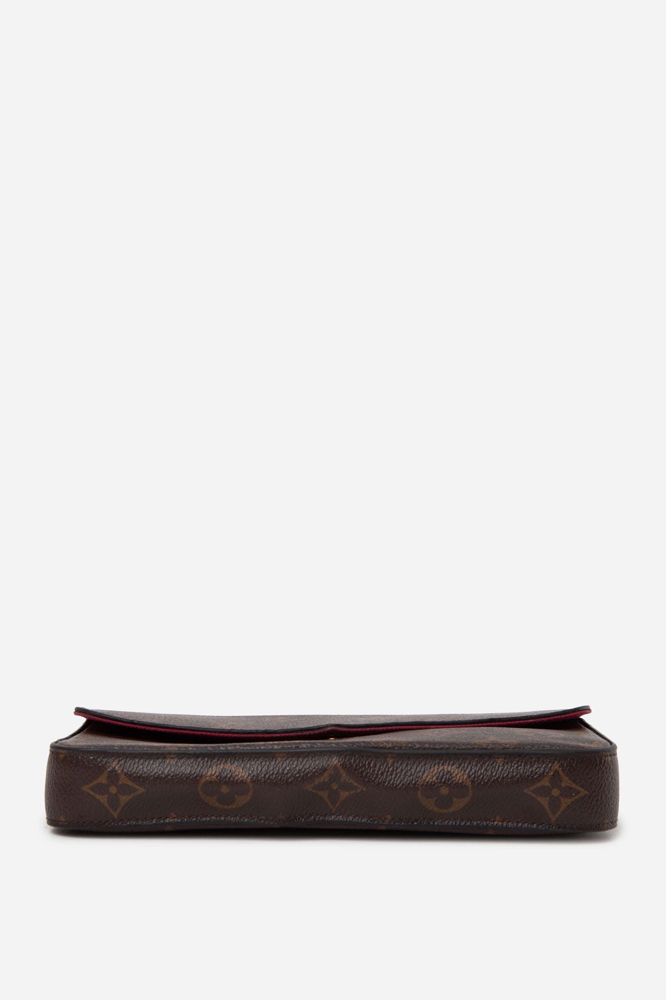 Louis Vuitton 2016 Monogram Félicie Pochette Chain Wallet -Missing two pouches