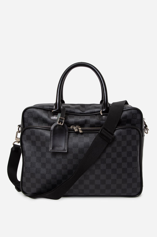 Louis Vuitton 2012 Damier Graphite Icare Briefcase Bag