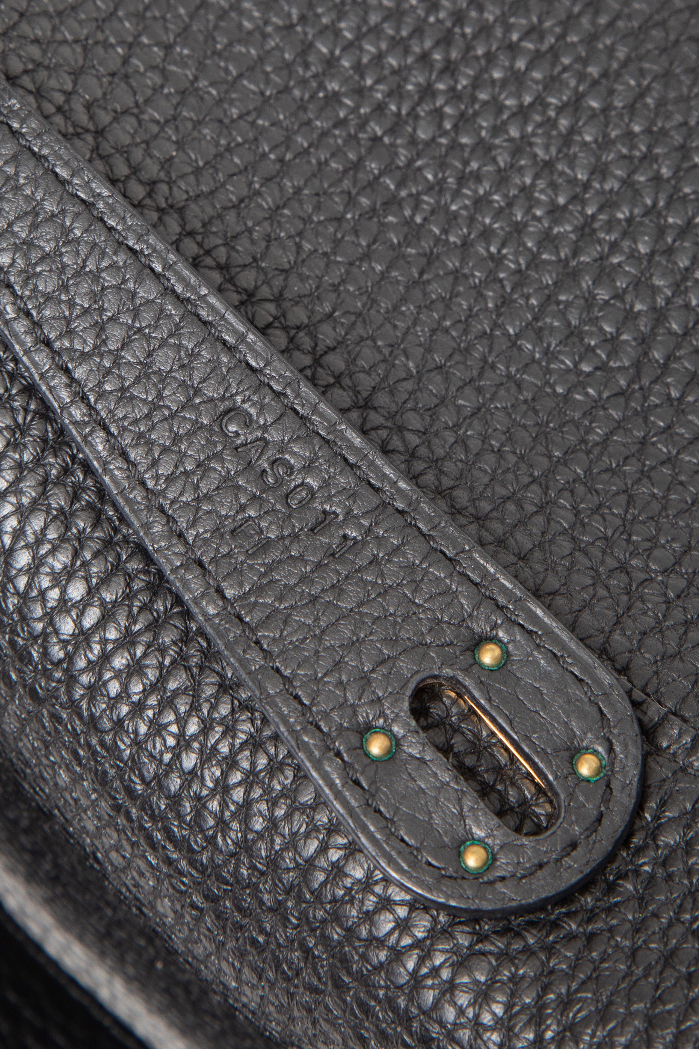 Hermes 2018 Lindy30 Taurillon Clemence Shoulder Bag Black