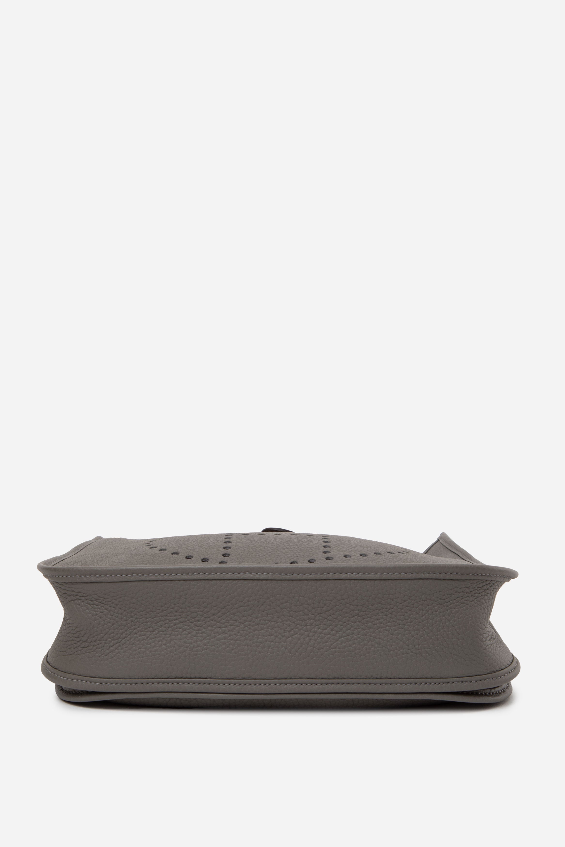 Hermes 2022 Clemence Leather Evelyne III 29 Bag Gris Meyer