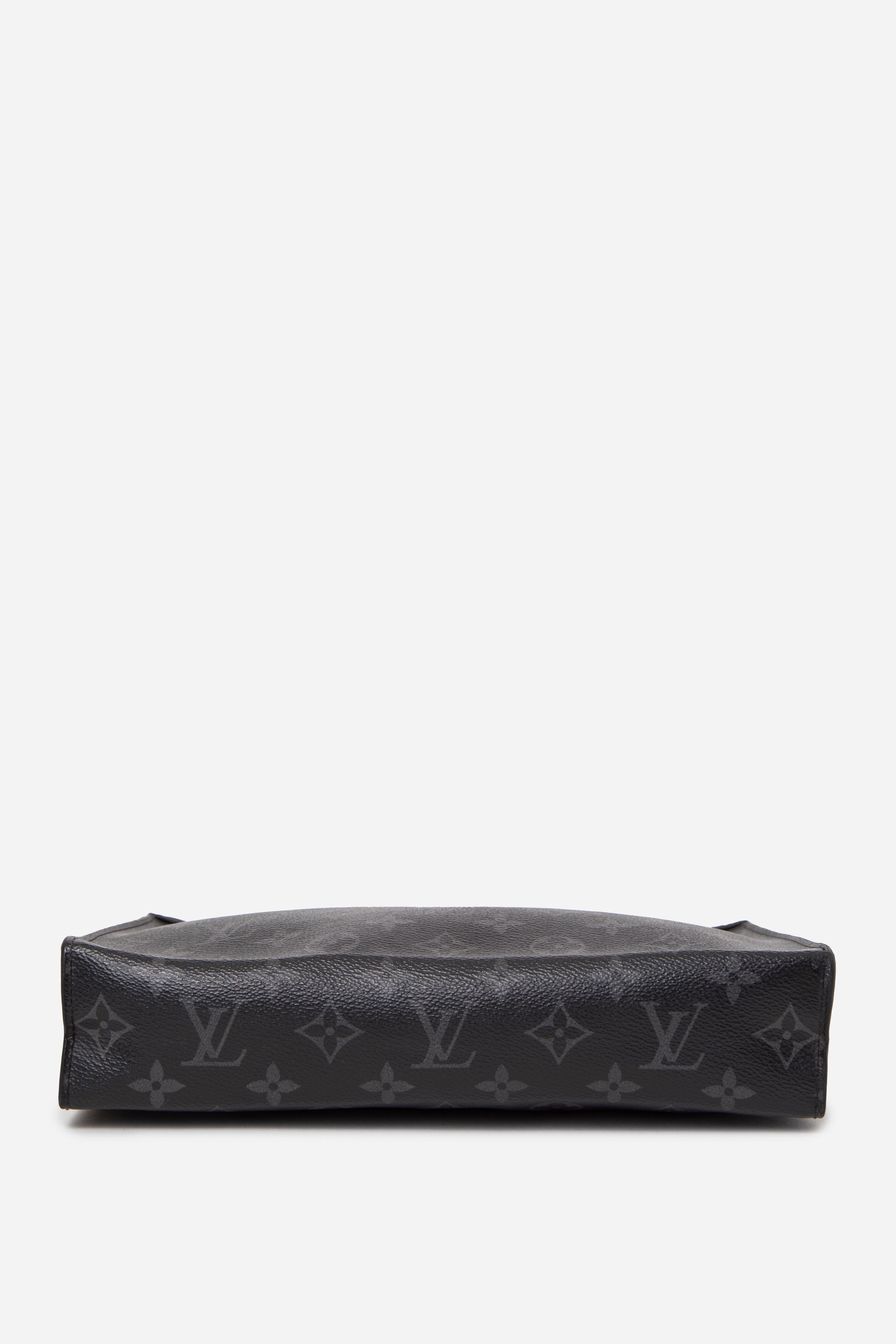 Louis Vuitton 2018 Monogram Eclipse Pochette Voyage MM