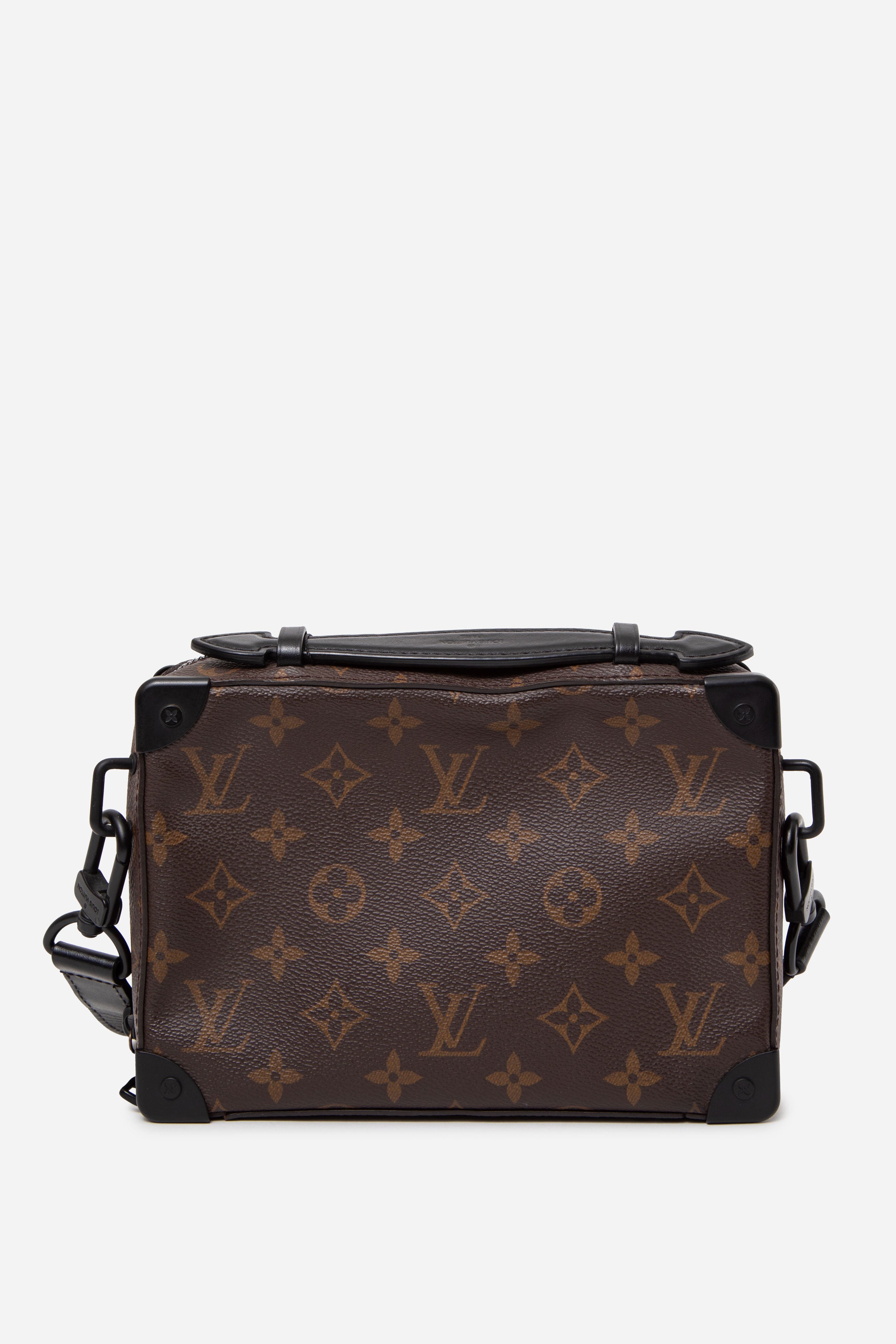 Louis Vuitton Monogram Macassar Handle Soft Trunk With Strap