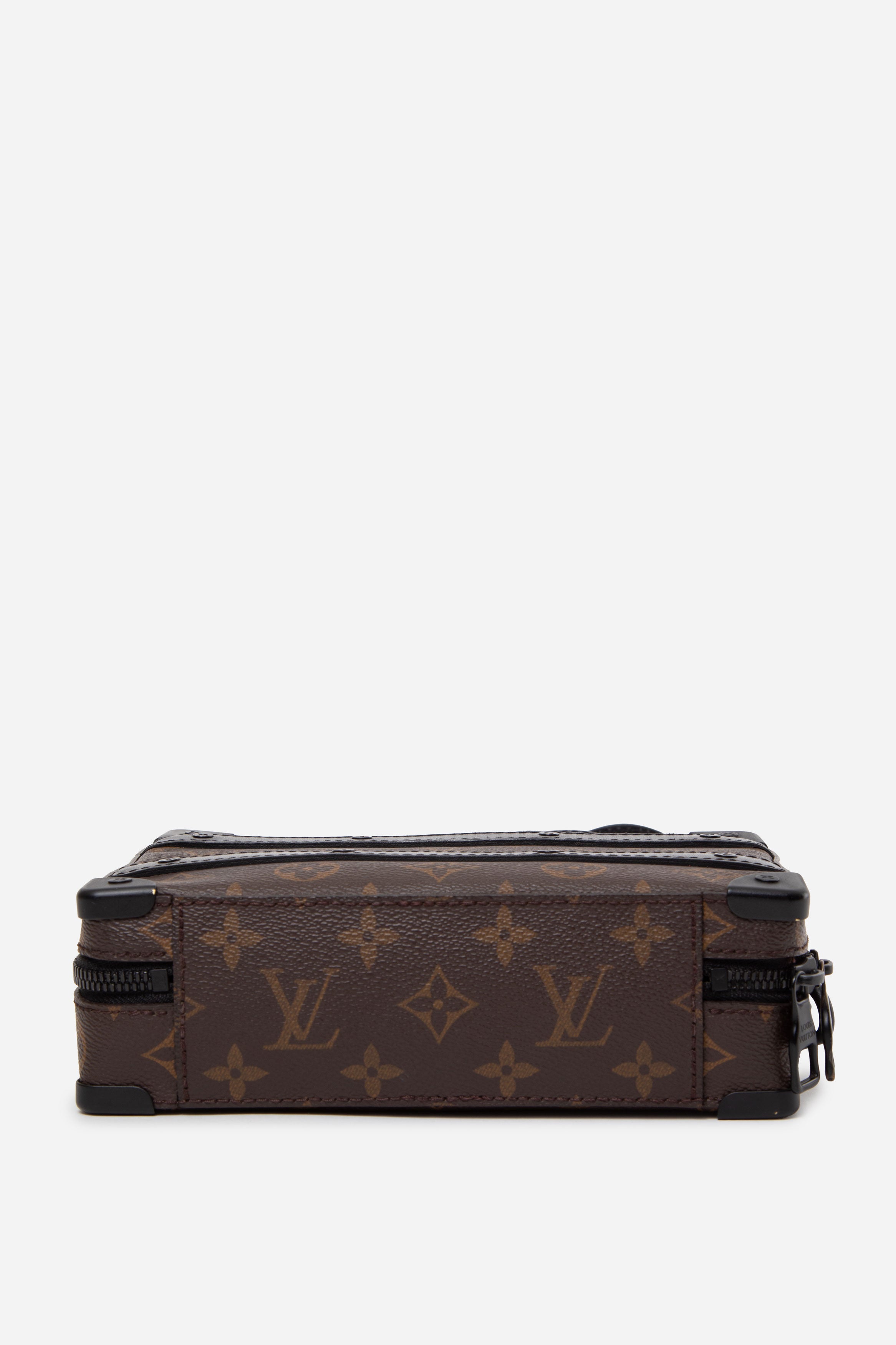 Louis Vuitton Monogram Macassar Handle Soft Trunk With Strap