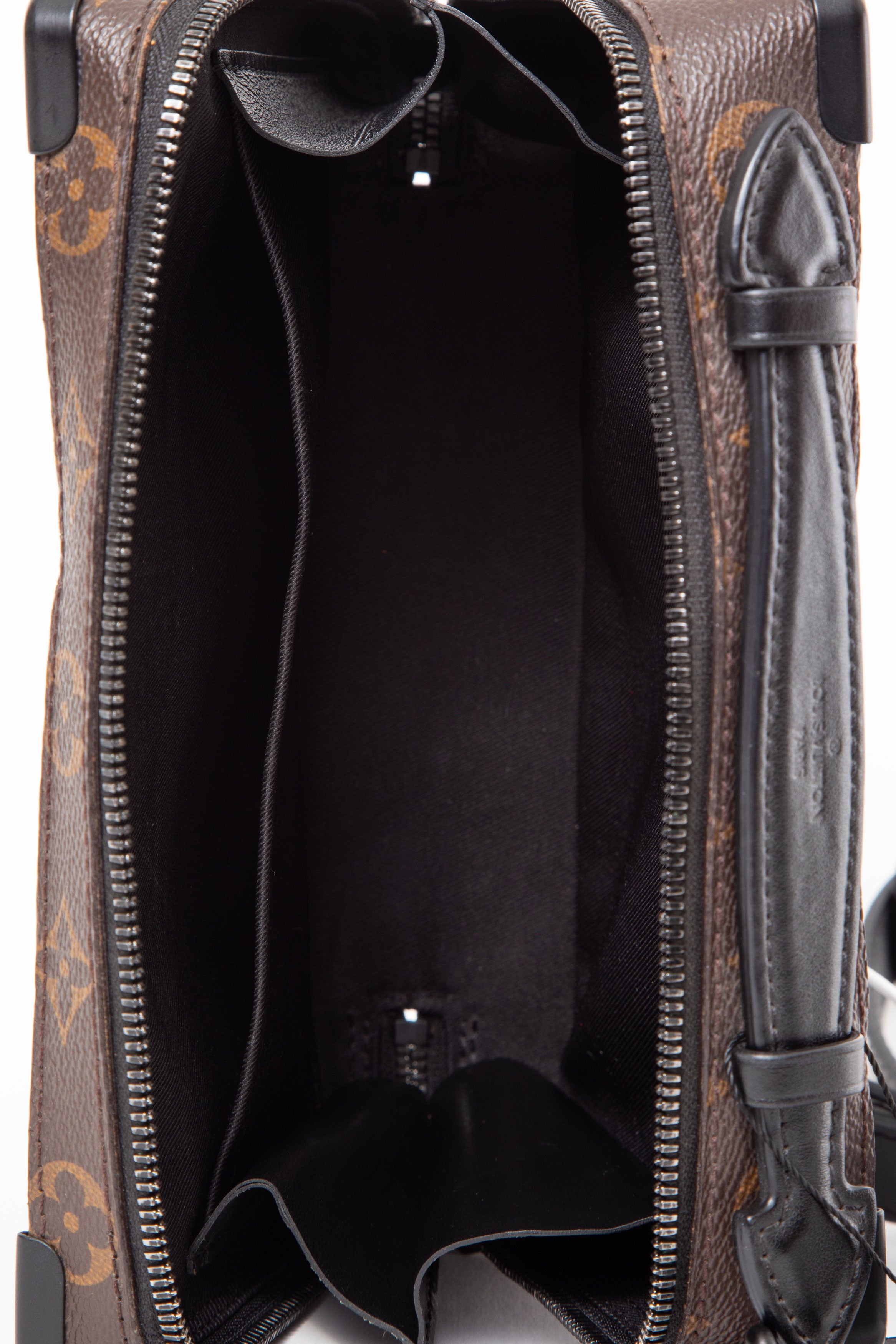 Louis Vuitton Monogram Macassar Handle Soft Trunk With Strap