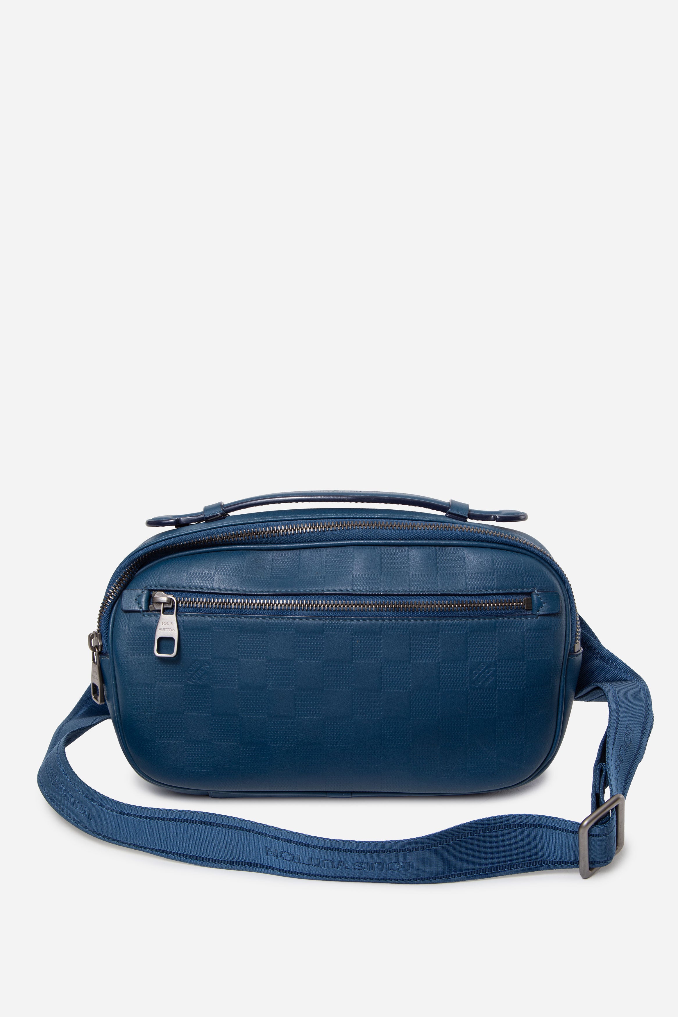 Louis Vuitton Damier Infini Ambler Belt Bag Blue