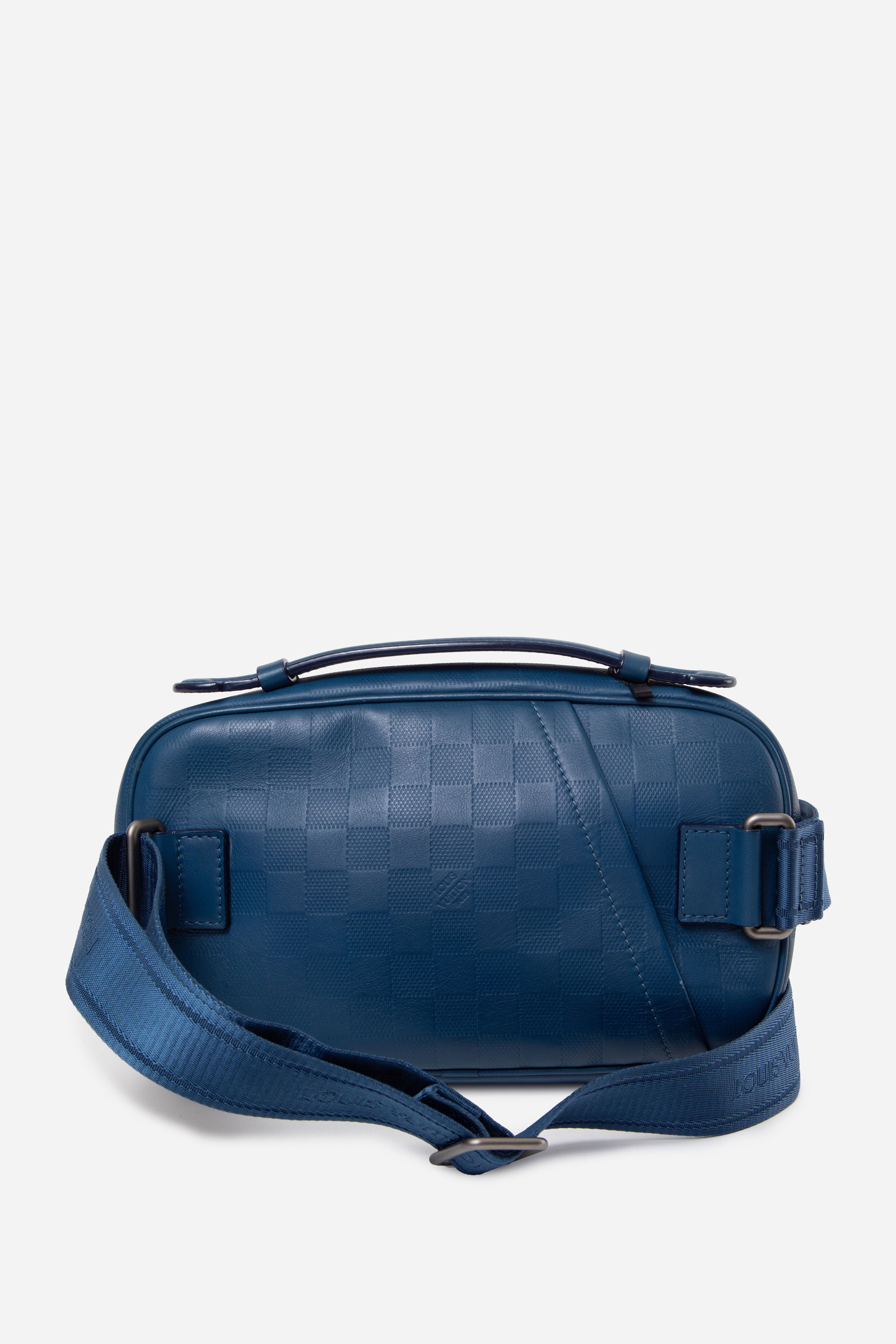 Louis Vuitton Damier Infini Ambler Belt Bag Blue