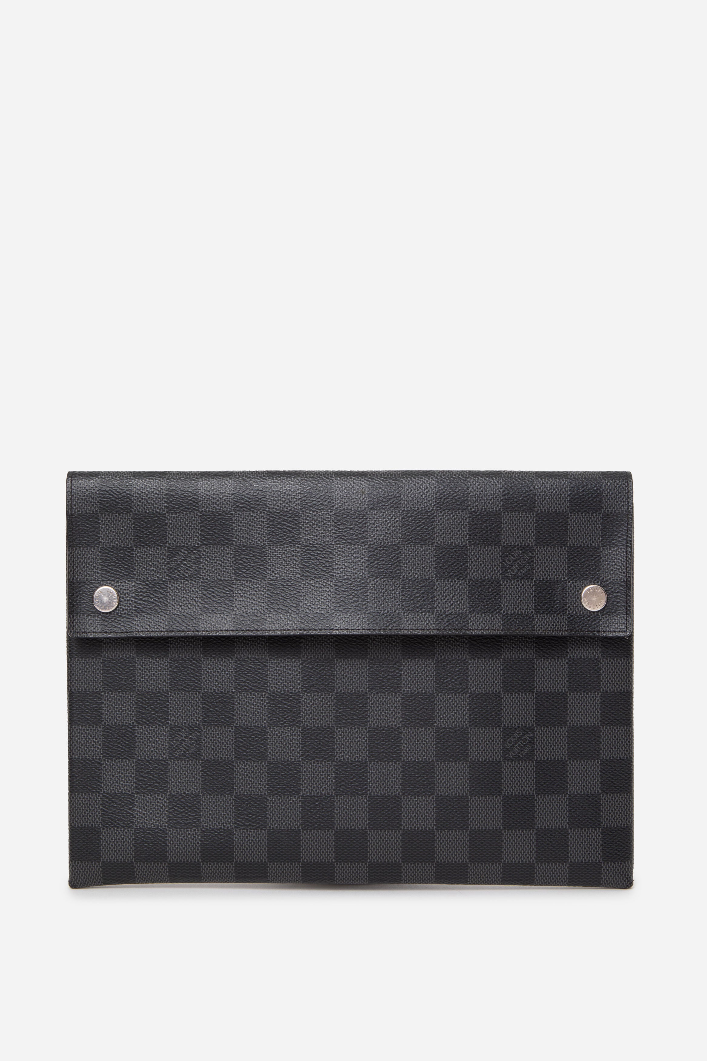 Louis Vuitton 2019 Damier Graphite Canvas Alpha Triple Pochette-Large Pouch only