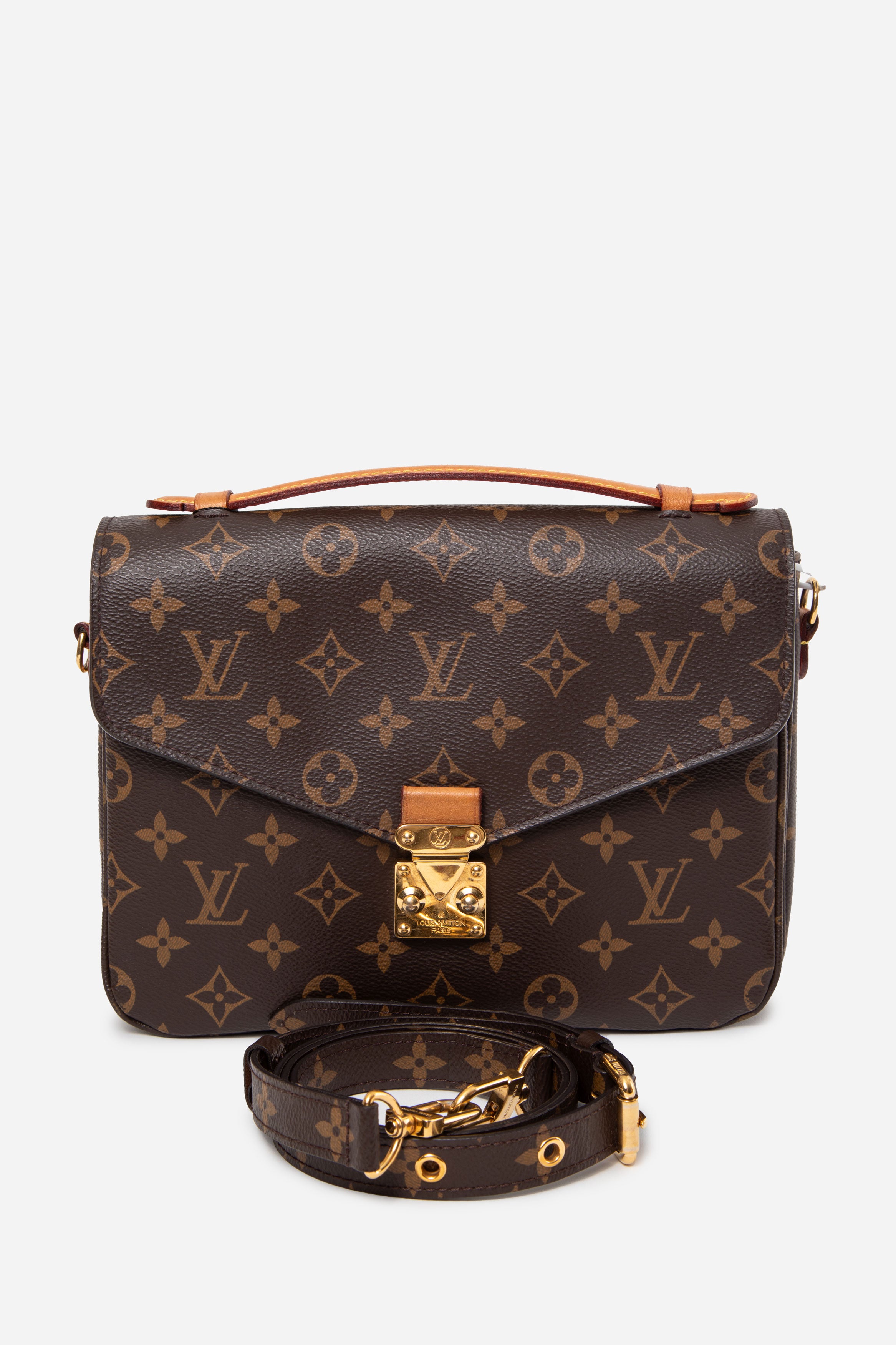Louis Vuitton 2018 Monogram Pochette Métis Top Handle Bag W/strap
